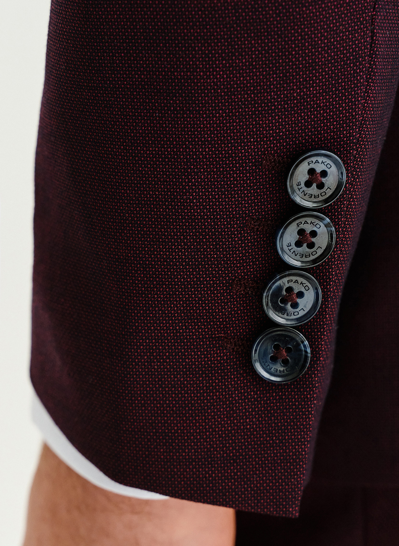 PAKO LORENTE - Bordowa marynarka garniturowa - Pako Lorente