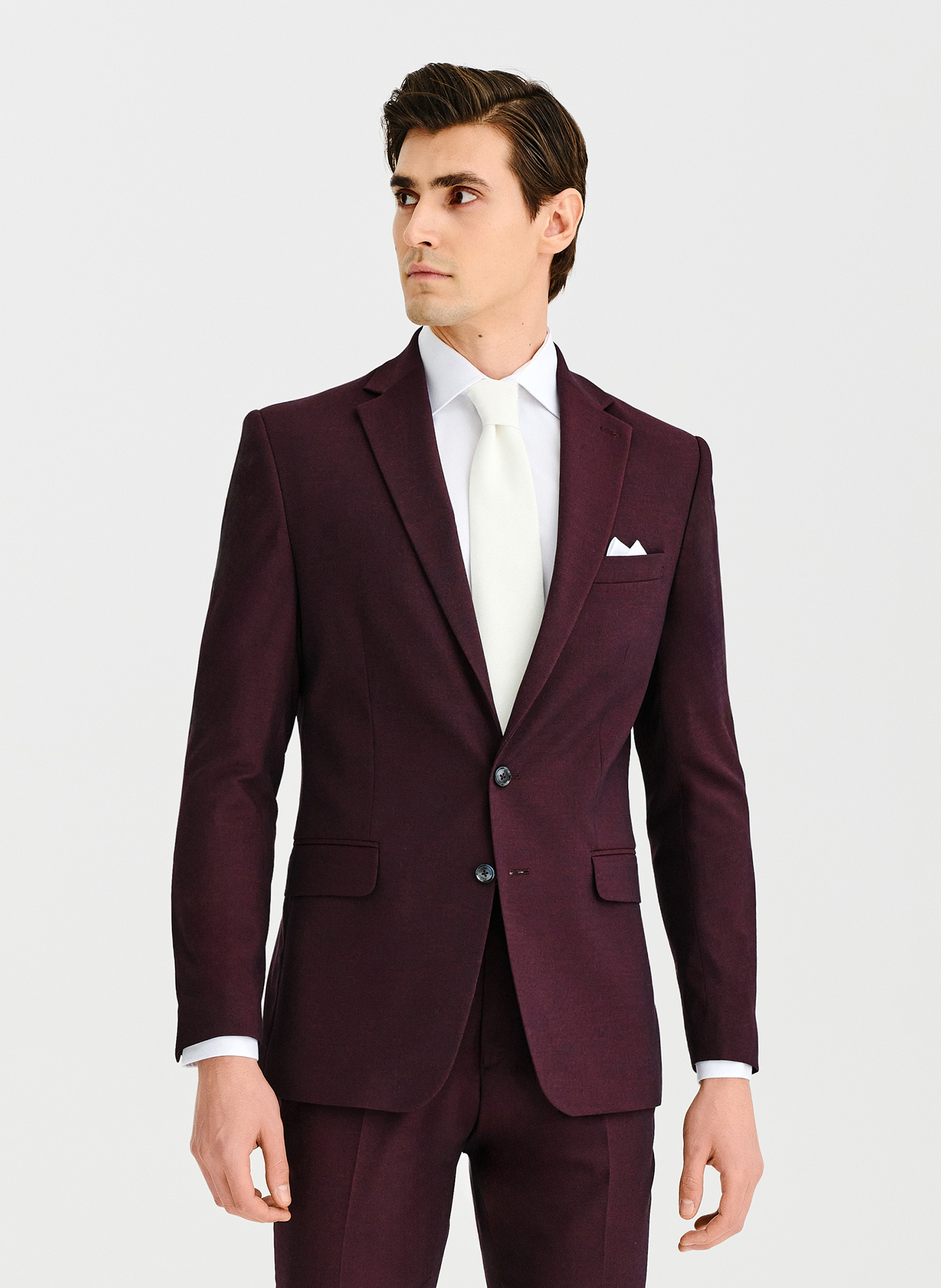 PAKO LORENTE - Bordowa marynarka garniturowa - Pako Lorente