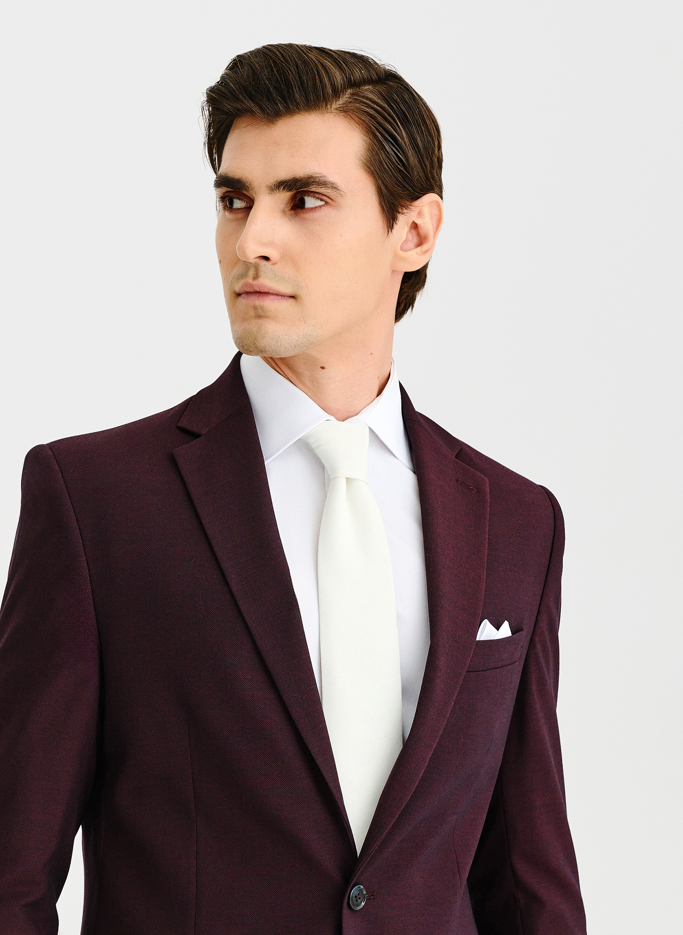 PAKO LORENTE - Bordowa marynarka garniturowa - Pako Lorente