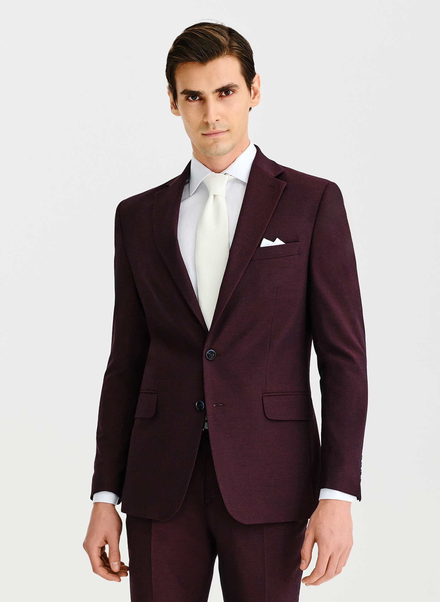 PAKO LORENTE - Bordowa marynarka garniturowa - Pako Lorente