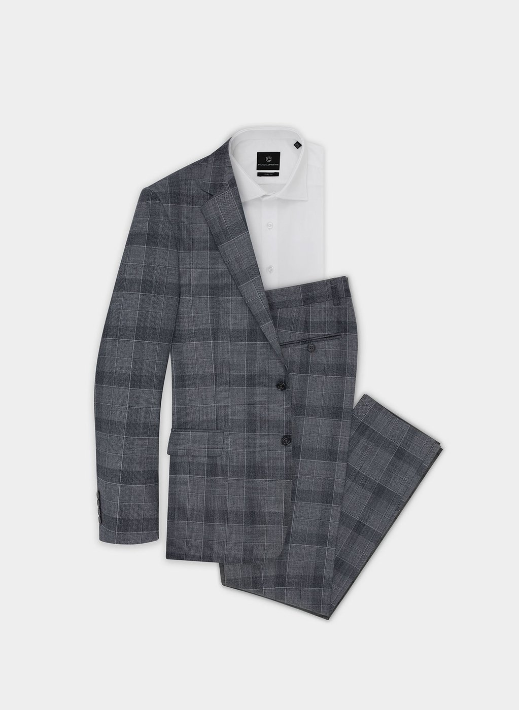 Spodnie męskie garniturowe MALAGA P20SF-6G-004-S - Pako Lorente