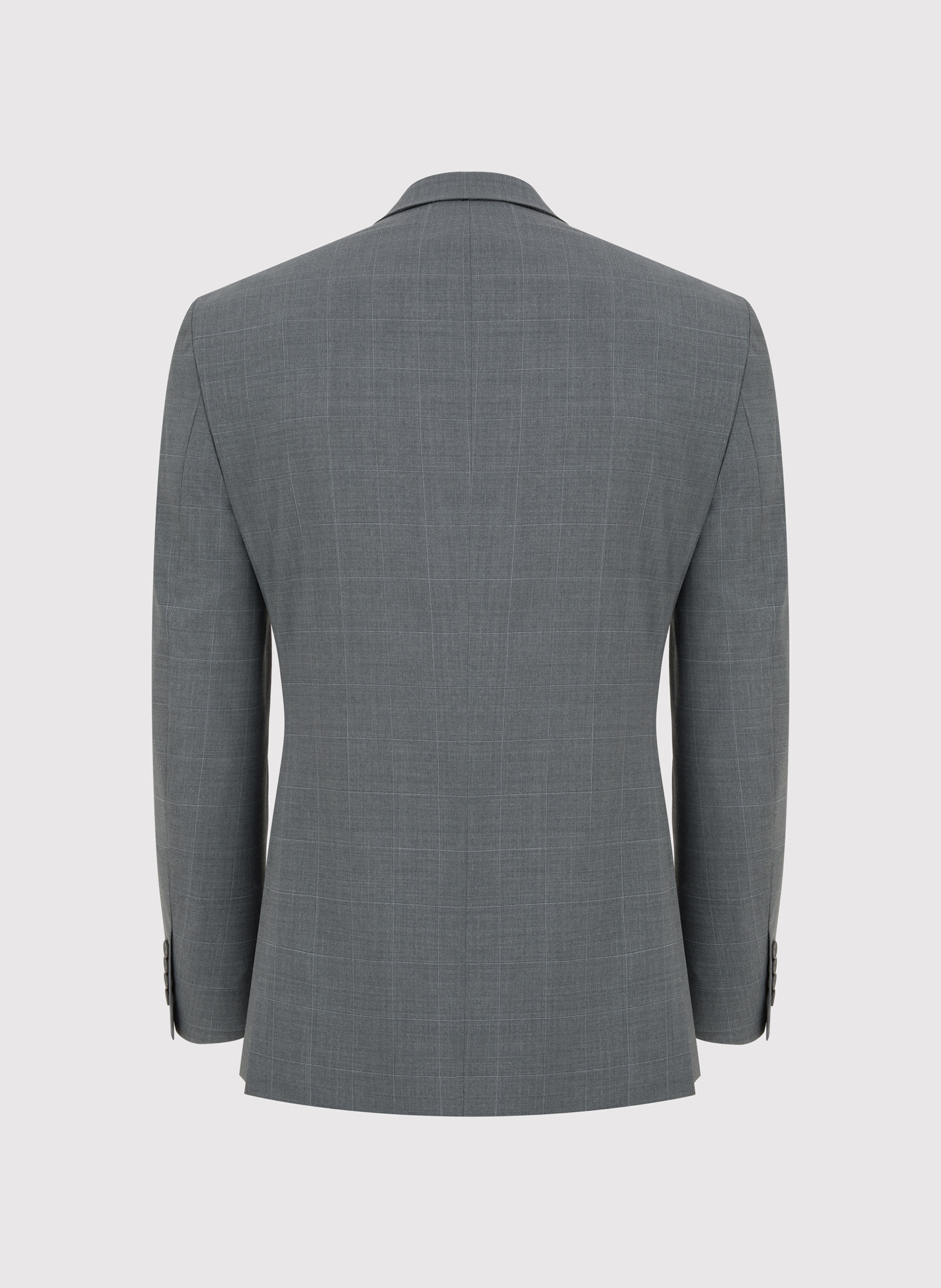 Ciemnoszara marynarka garniturowa w delikatną kratę - Pako Lorente