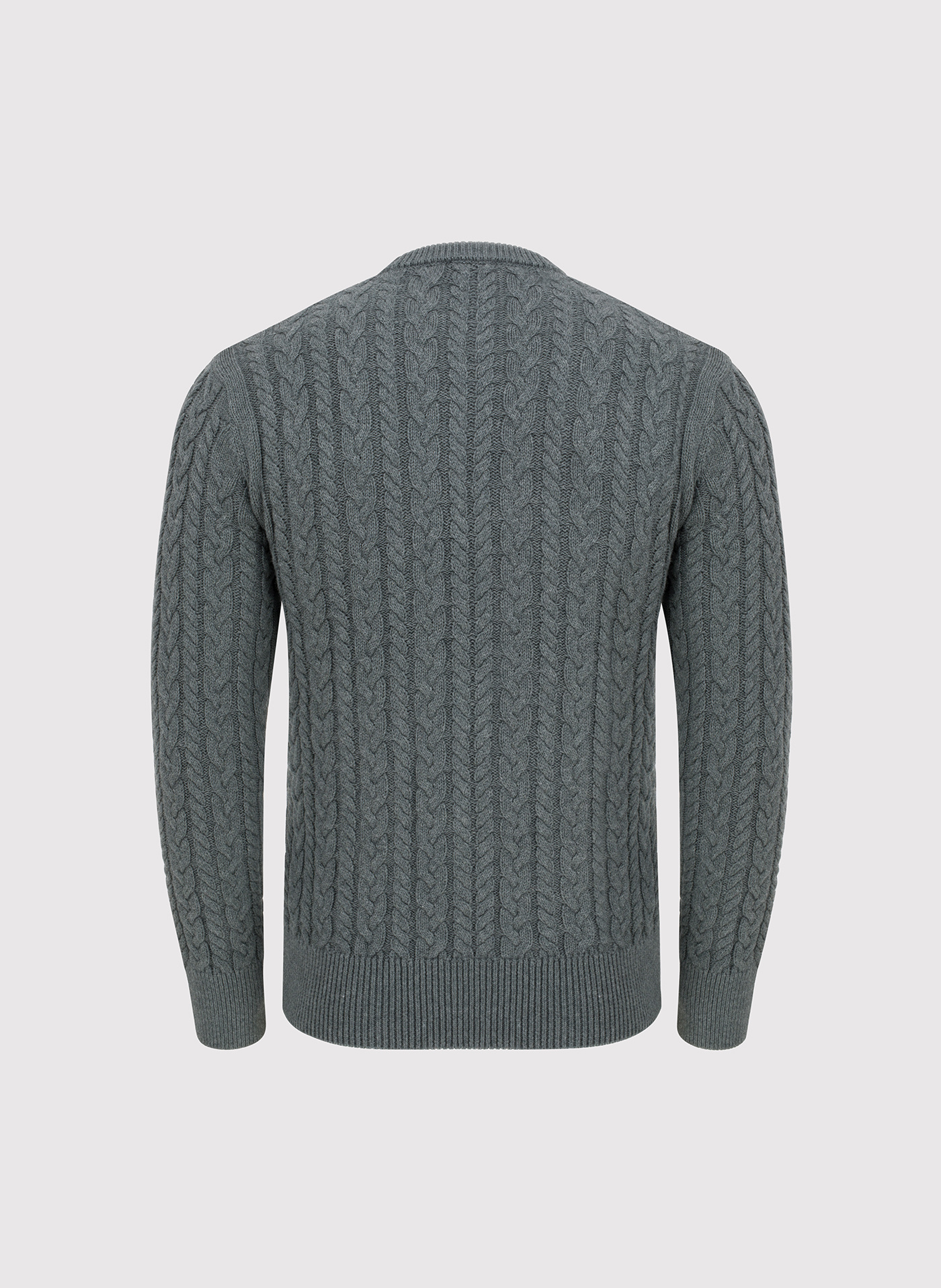 PAKO LORENTE - szary sweter męski z kaszmirem - Pako Lorente
