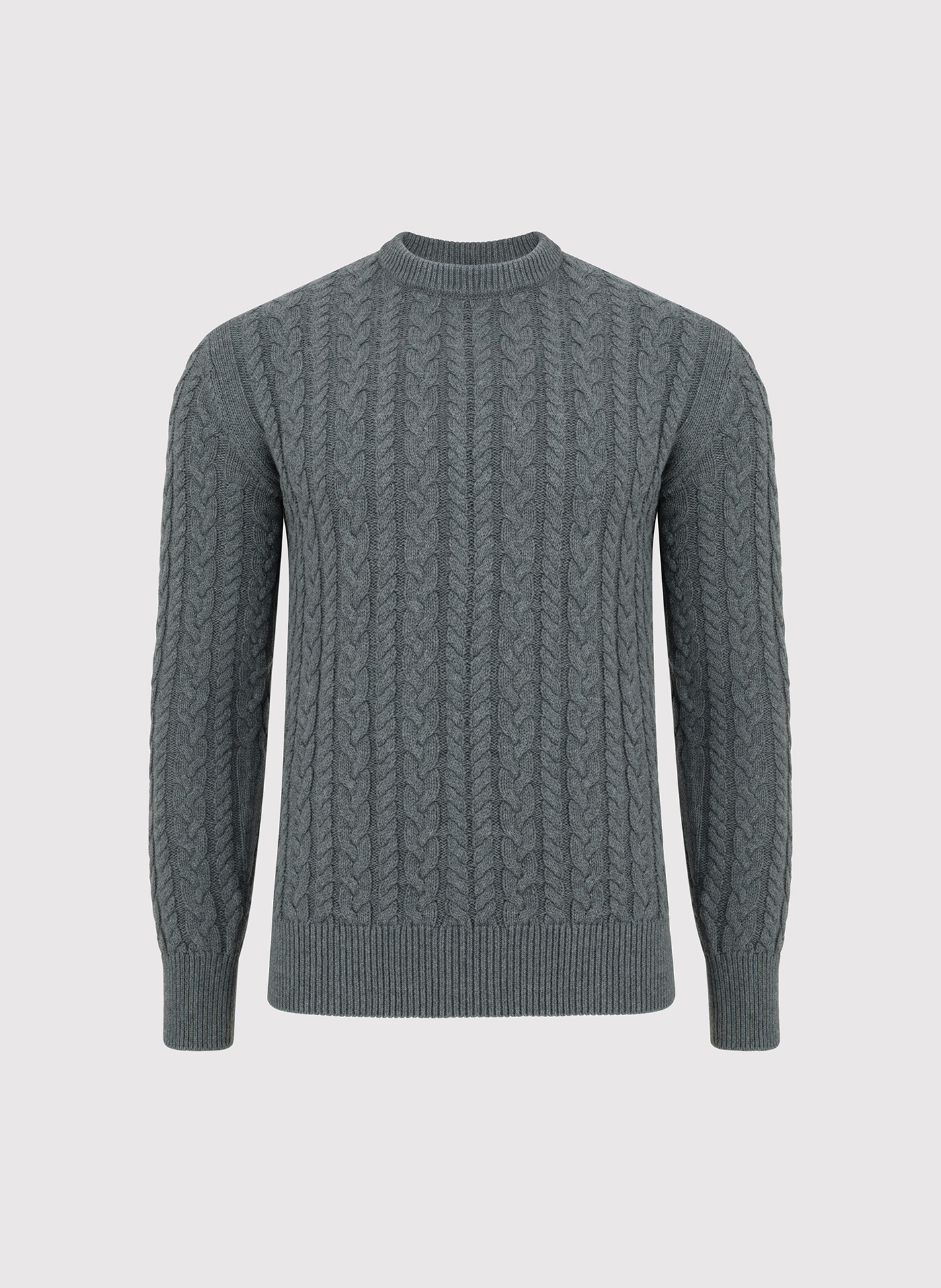PAKO LORENTE - szary sweter męski z kaszmirem - Pako Lorente