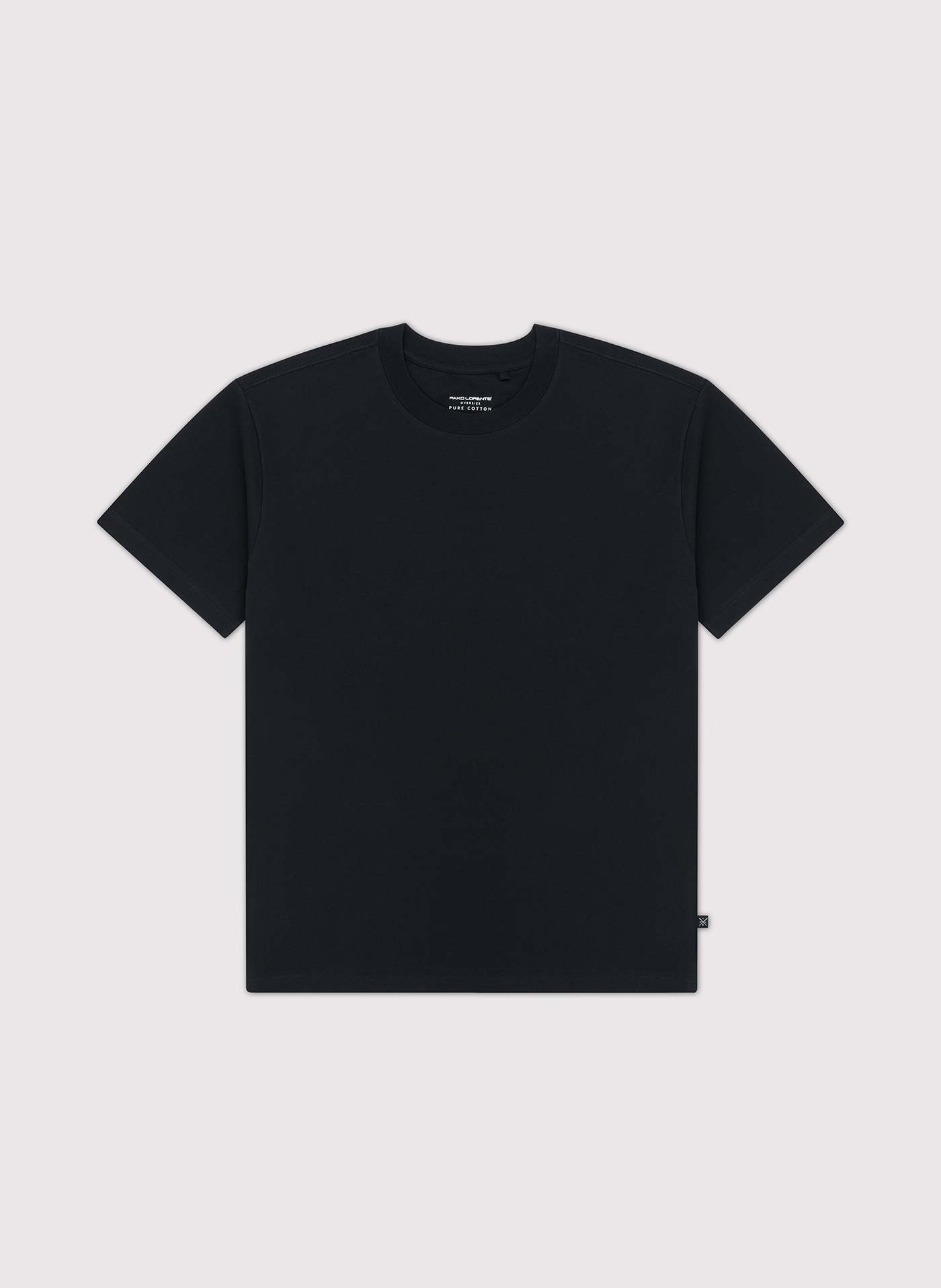 Czarny męski t-shirt basic - Pako Lorente