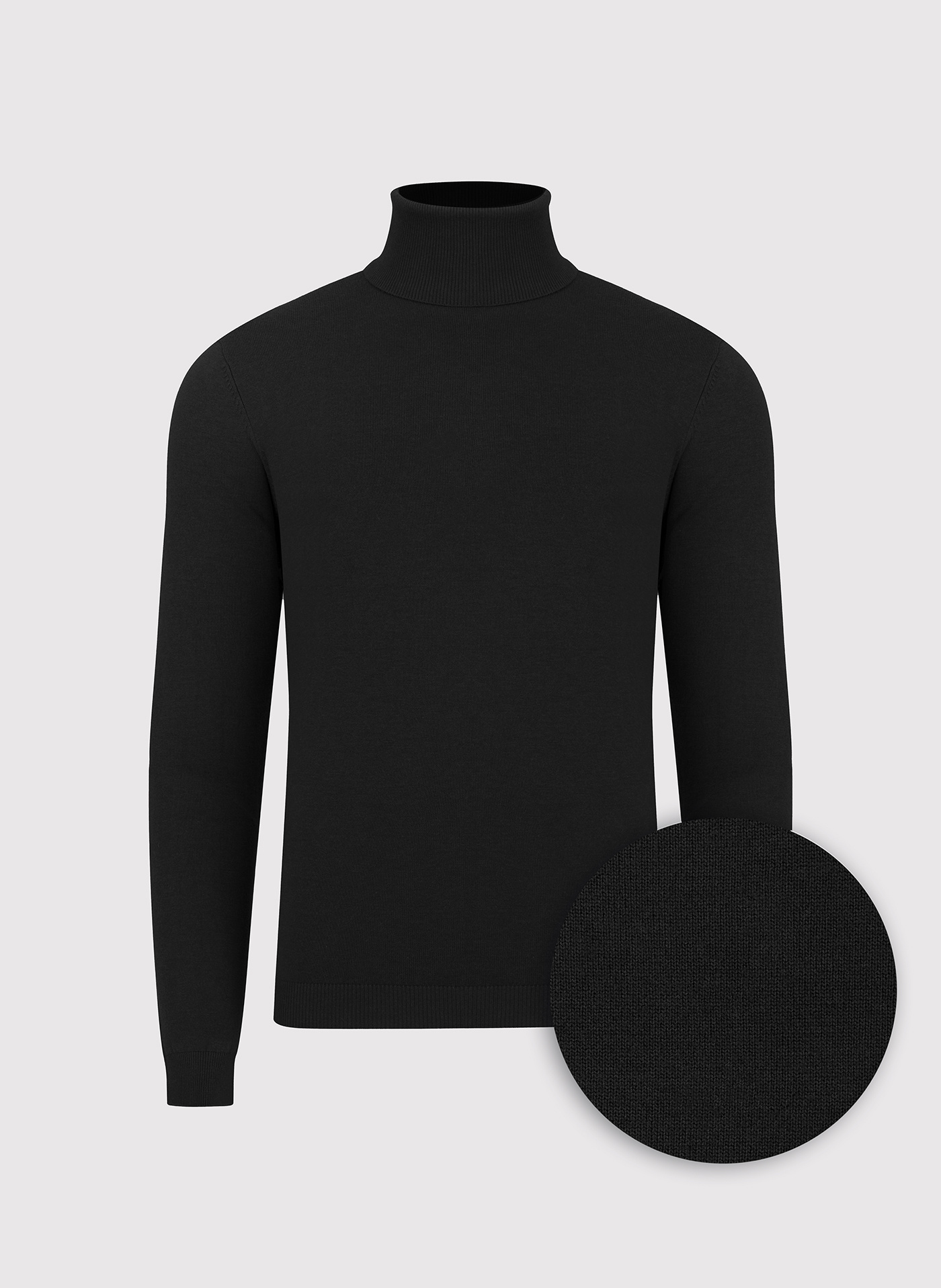 PAKO LORENTE - Golf męski w czarnym kolorze - Pako Lorente