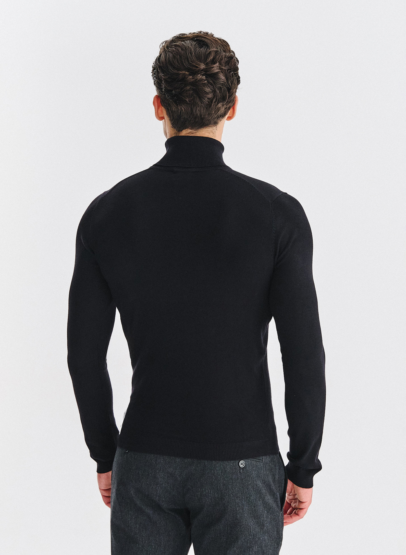 PAKO LORENTE - Golf męski w czarnym kolorze - Pako Lorente