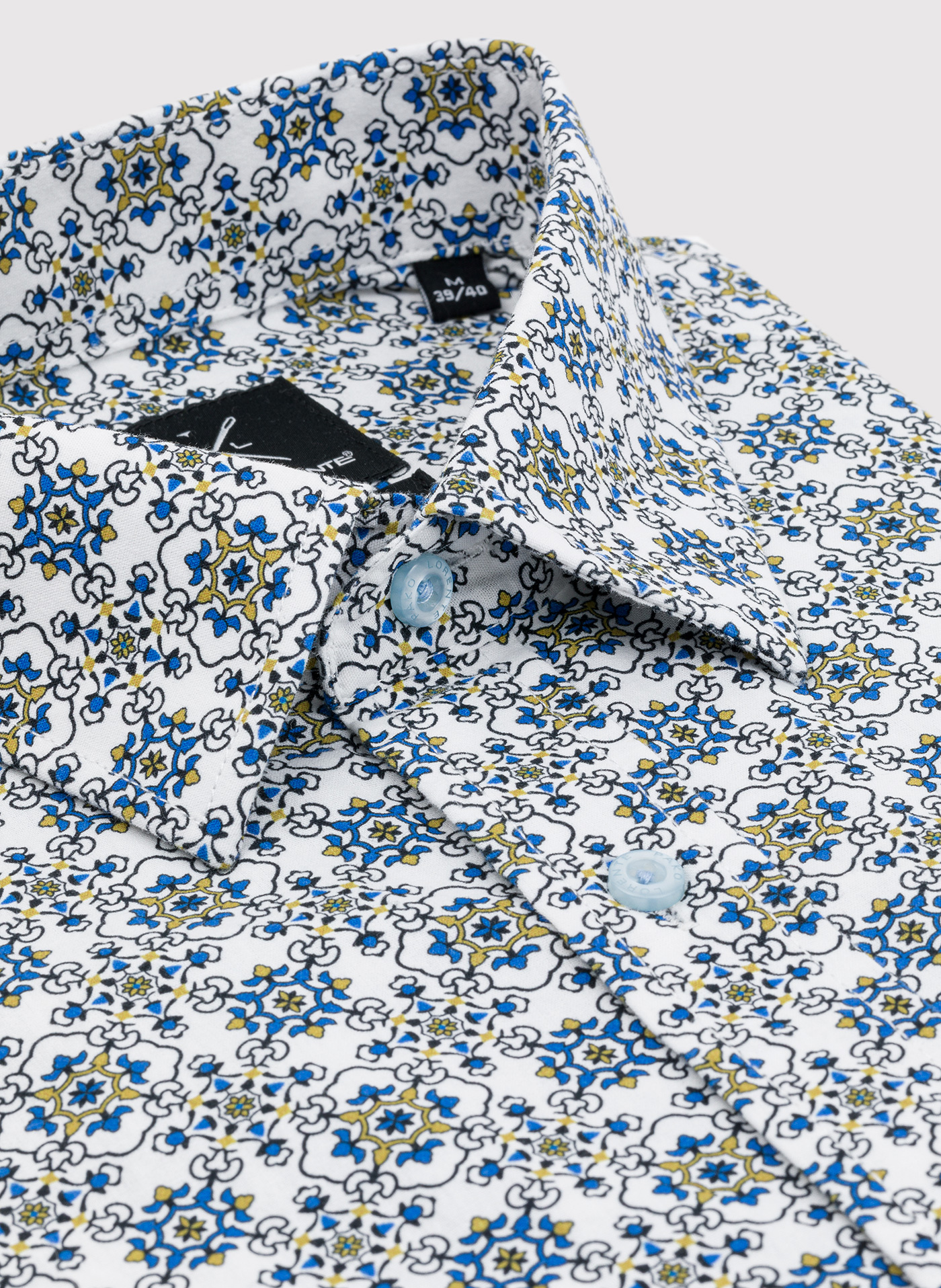 Koszula w kolorze białym w oryginalny wzór - Pako Lorente