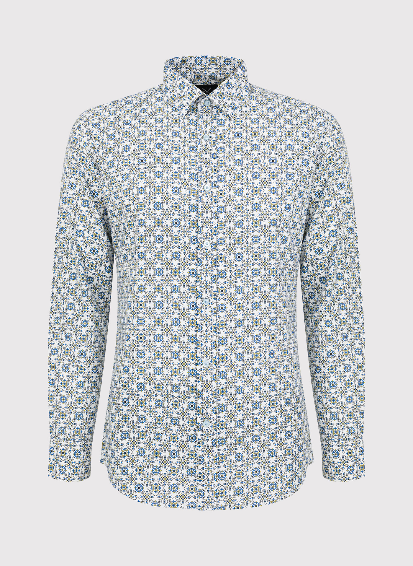 Koszula w kolorze białym w oryginalny wzór - Pako Lorente