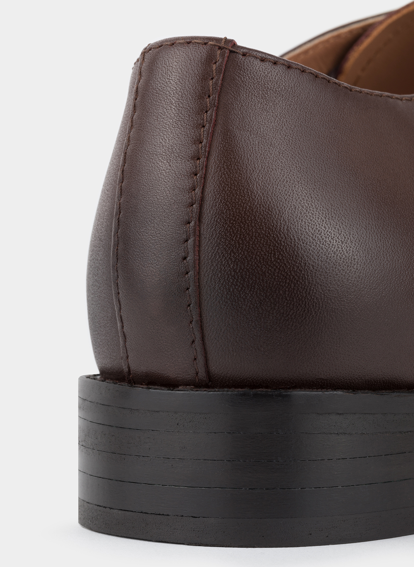 Brązowe eleganckie buty męskie - Pako Lorente