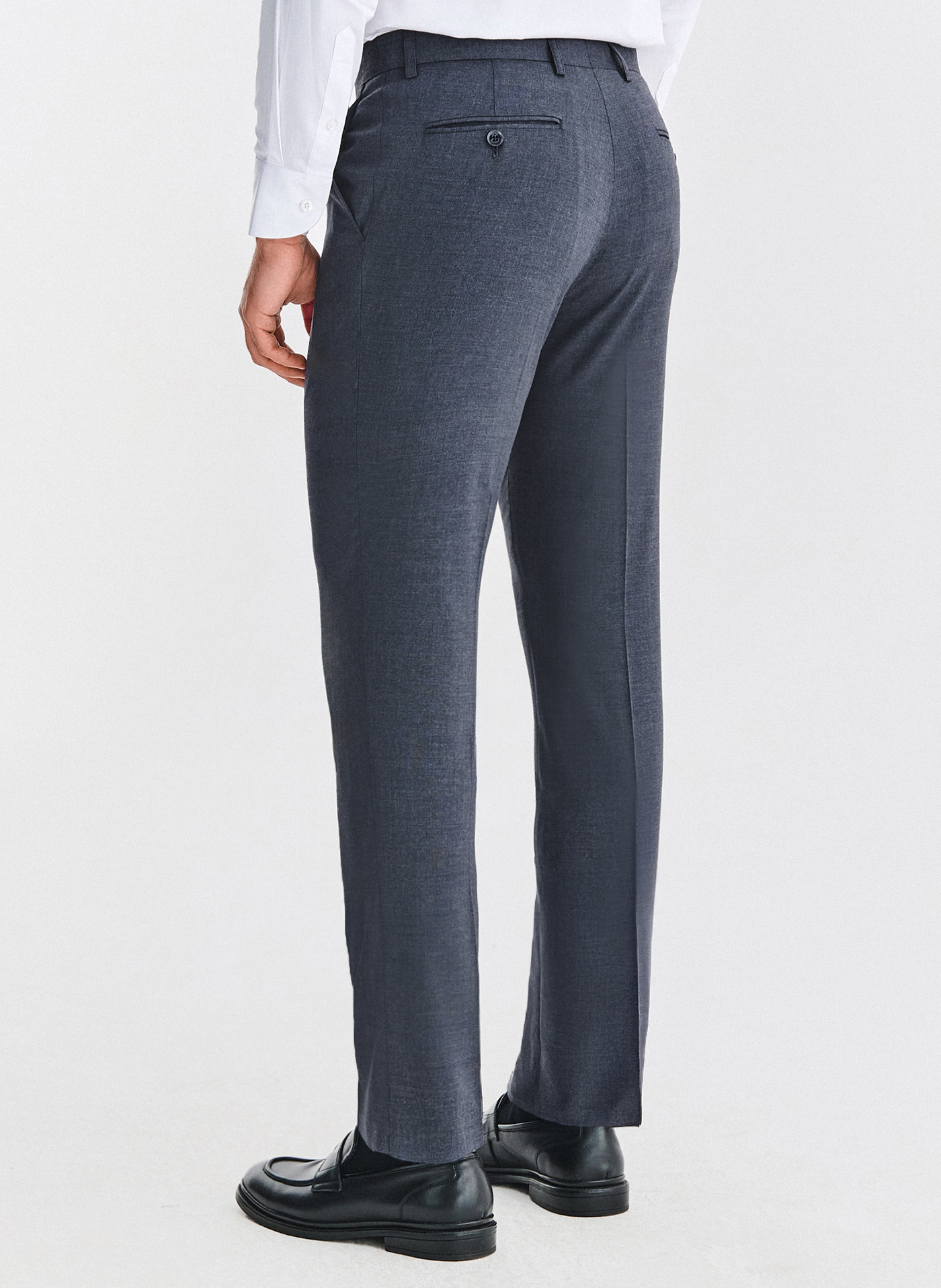 Granatowe spodnie garniturowe - Pako Lorente