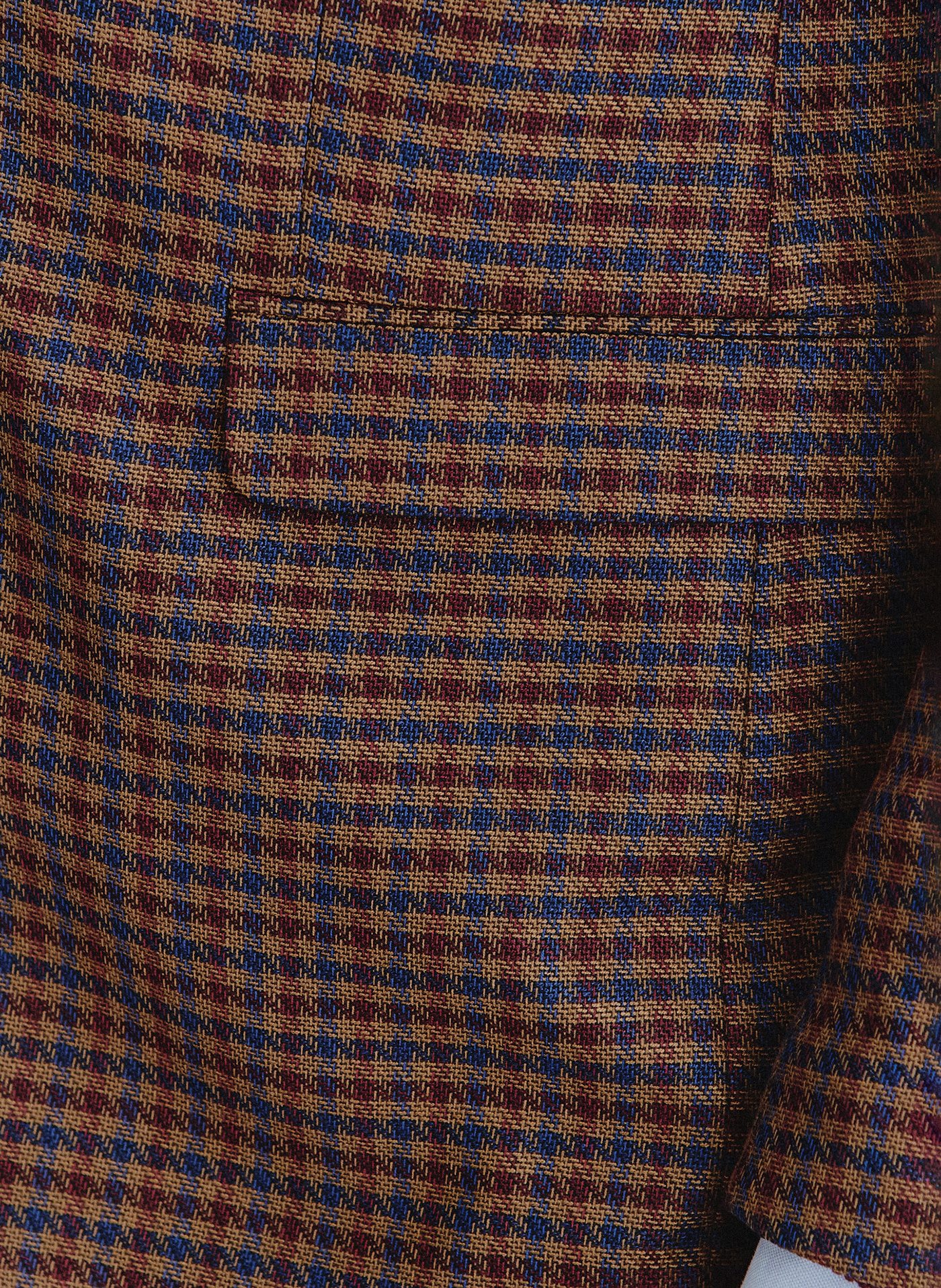 Brązowa marynarka w drobną kratę - Pako Lorente