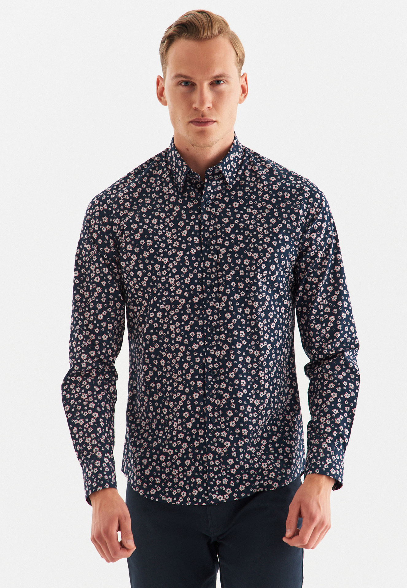 Koszula męska P22WF-1X-026-G-S - Pako Lorente