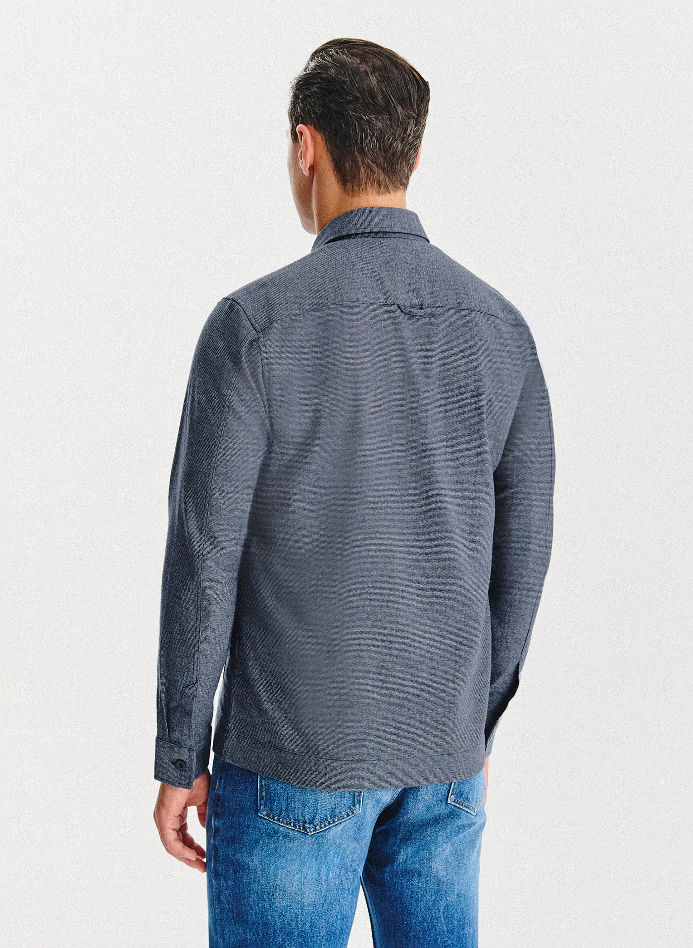 PAKO LORENTE - Granatowa koszula overshirt - Pako Lorente