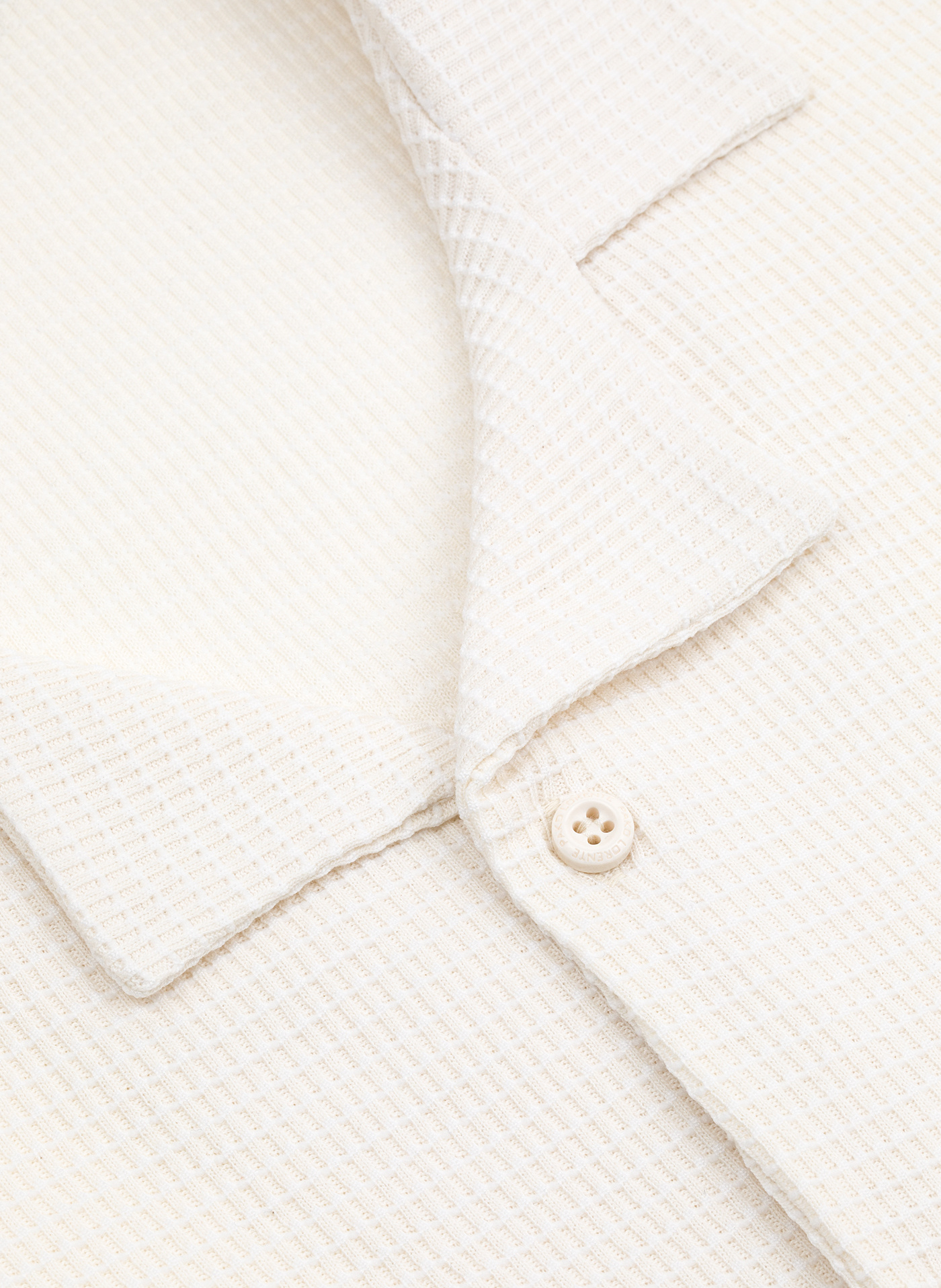 PAKO LORENTE - Dzianinowa beżowa koszula męska - Pako Lorente