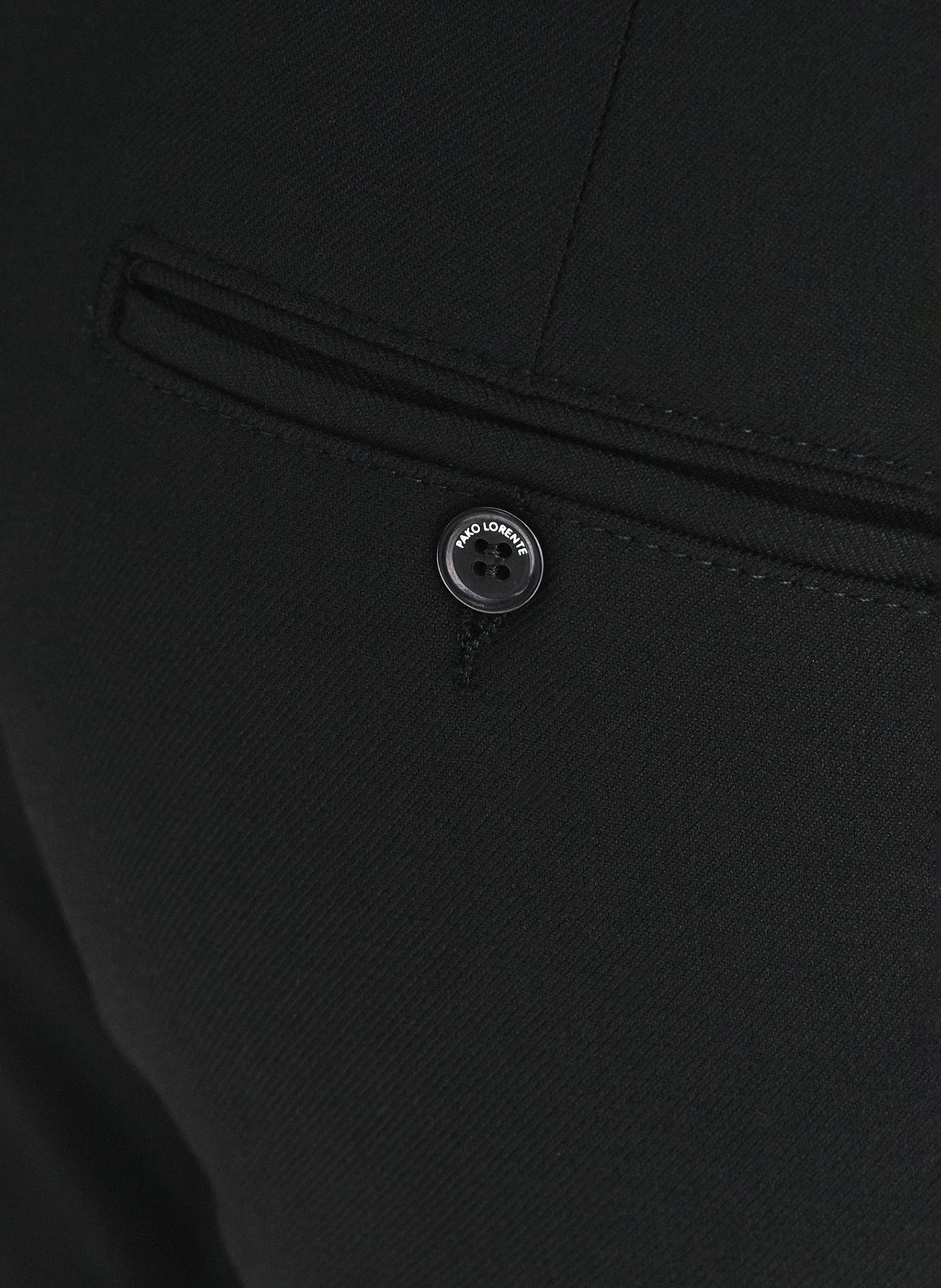 PAKO LORENTE - Czarne spodnie męskie - Pako Lorente