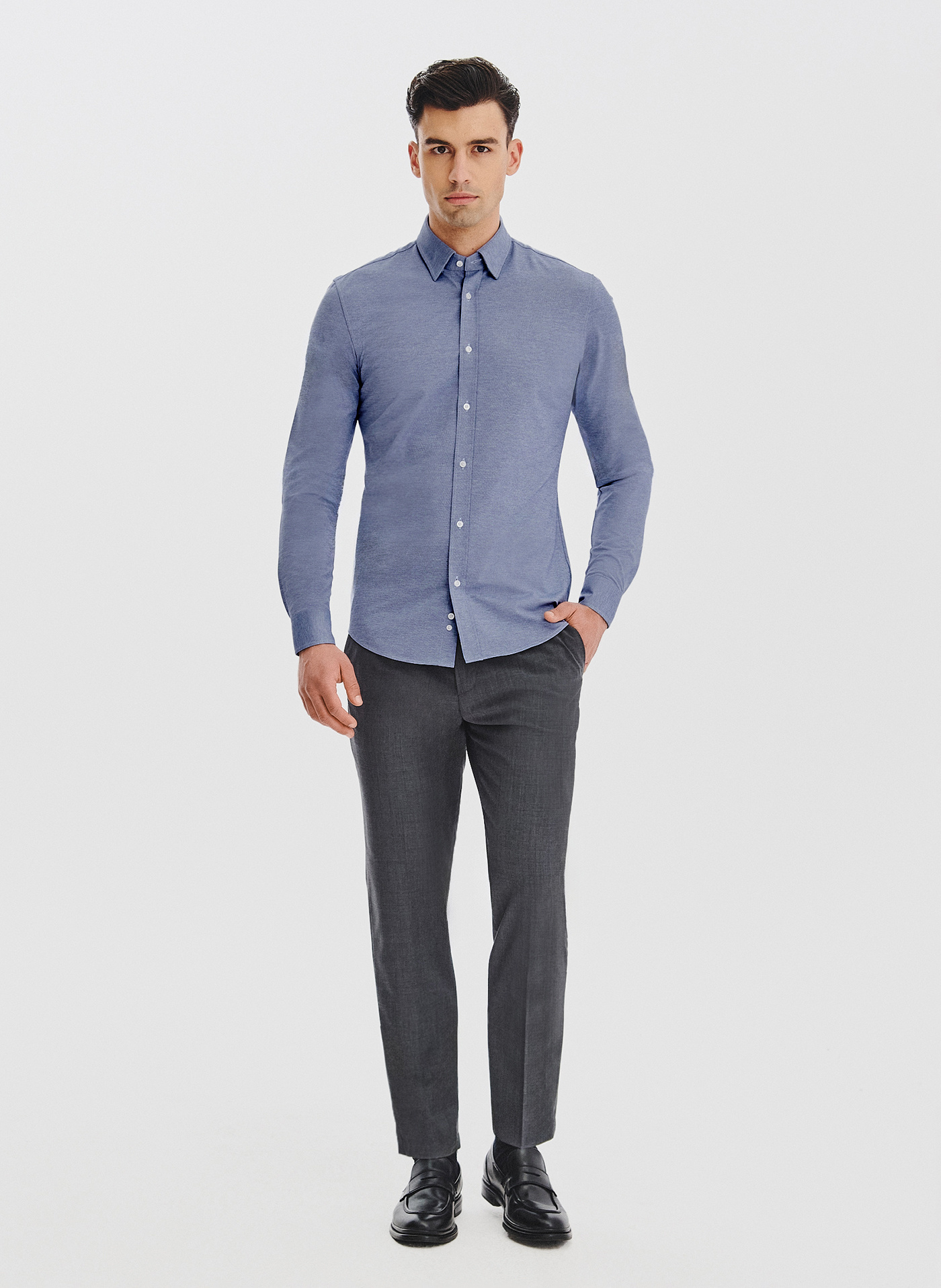 Niebieska koszula melanż - Pako Lorente