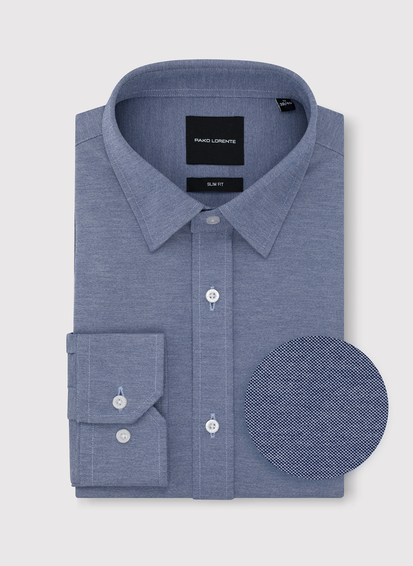 Niebieska koszula melanż - Pako Lorente