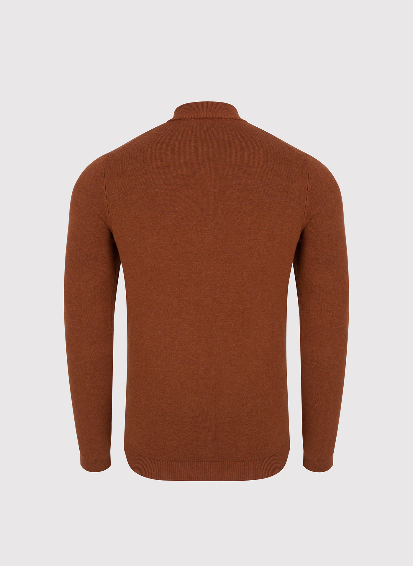 PAKO LORENTE - Półgolf męski w rudym kolorze - Pako Lorente