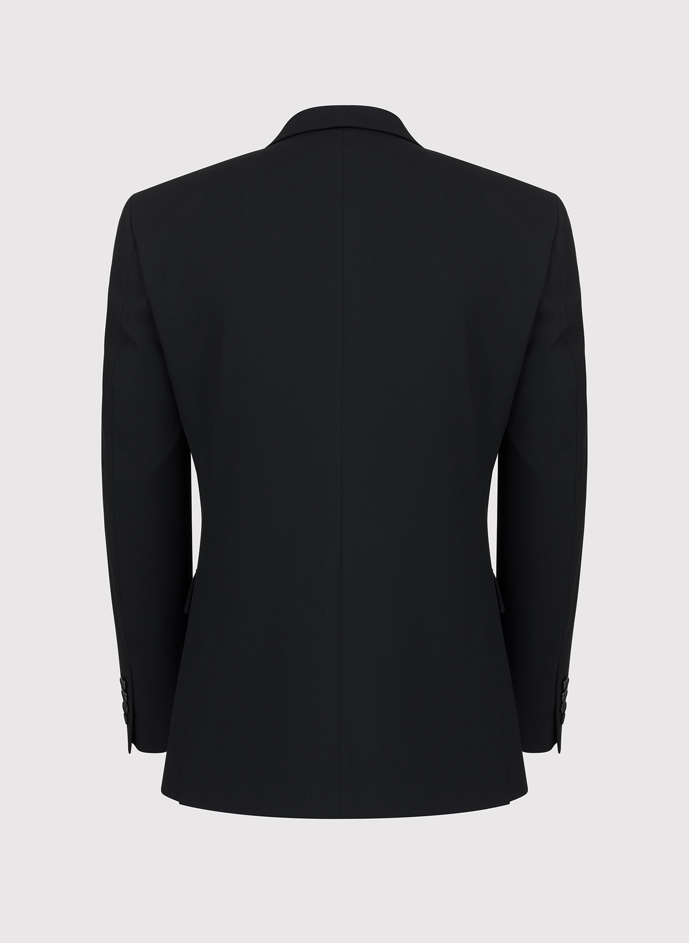 PAKO LORENTE - Gładka czarna marynarka garniturowa - Pako Lorente