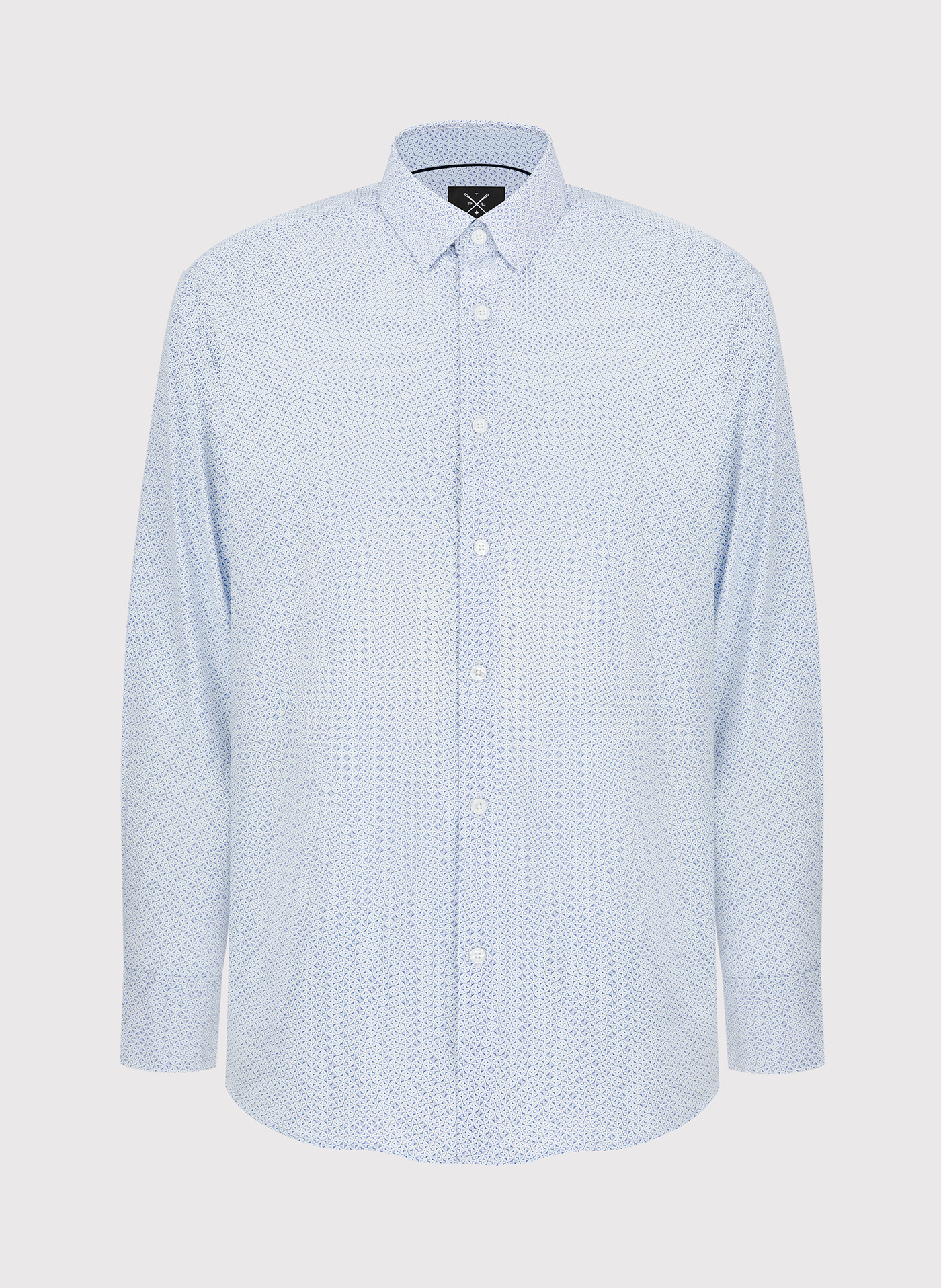 Koszula o kroju Regular w mikrowzór P24SF-1X-026-B-R - Pako Lorente - Pako Lorente