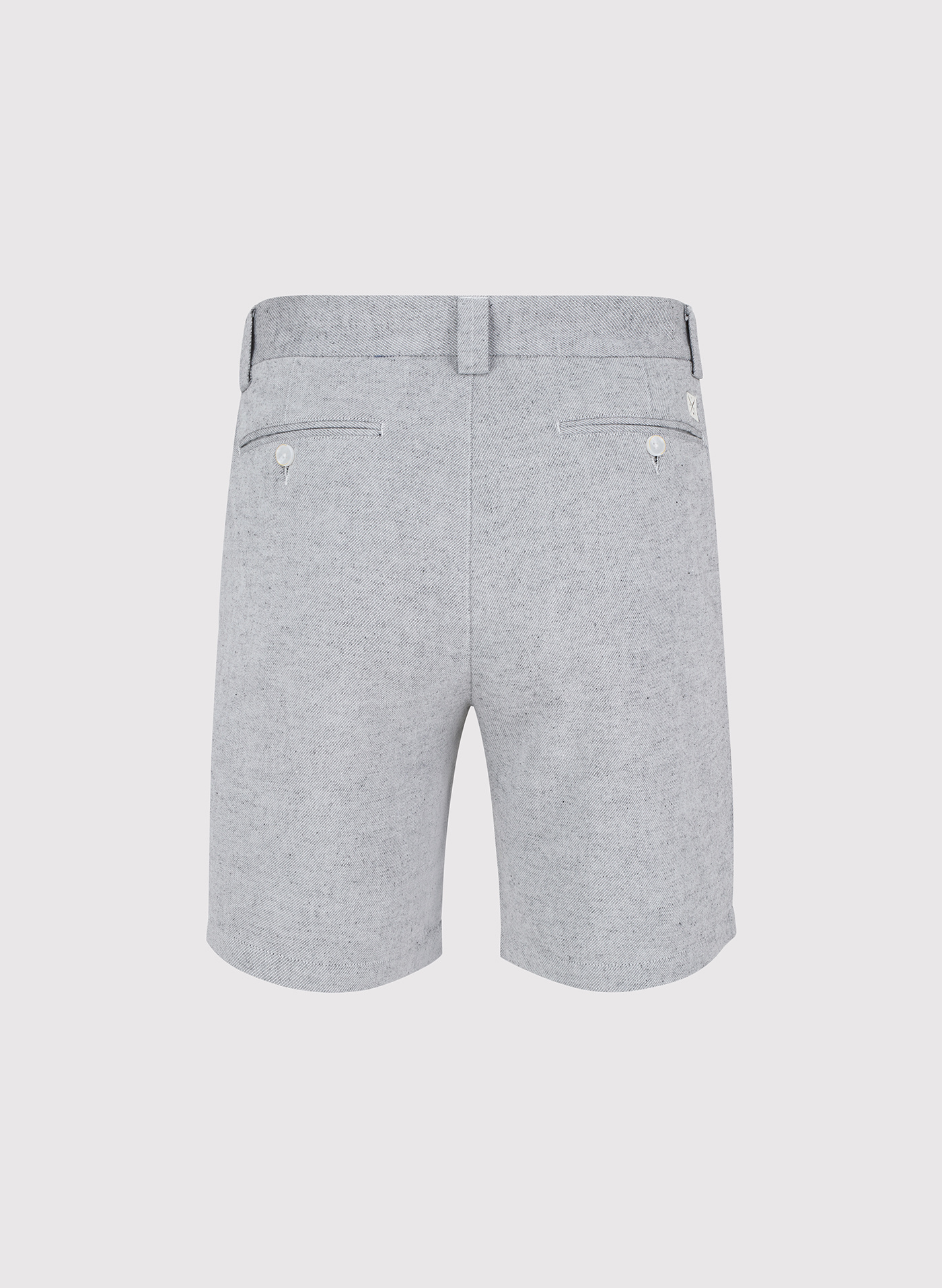 PAKO LORENTE - Szare szorty męskie z lnem - Pako Lorente