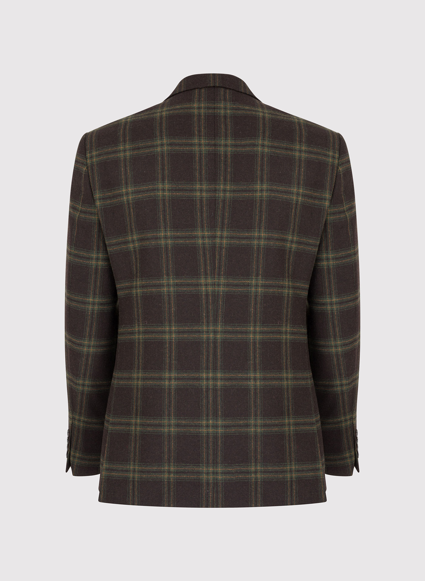 Brązowa marynarka męska w kratę - Pako Lorente