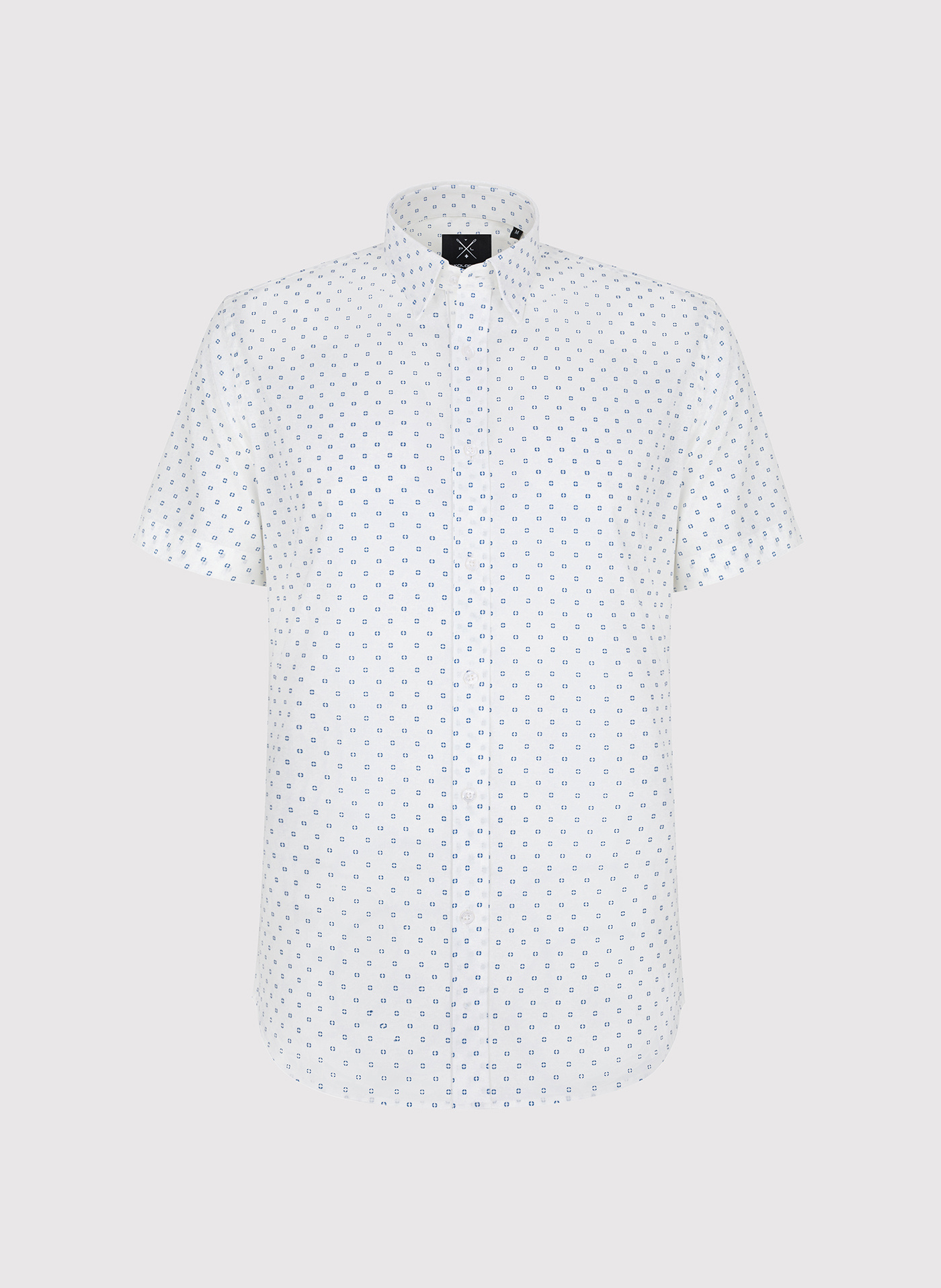 PAKO LORENTE - Koszula męska w niebieski mikrowzór - Pako Lorente