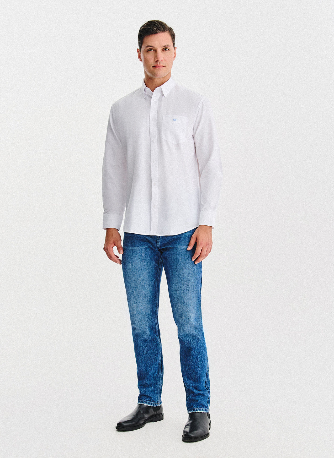 Biała koszula męska - Pako Lorente