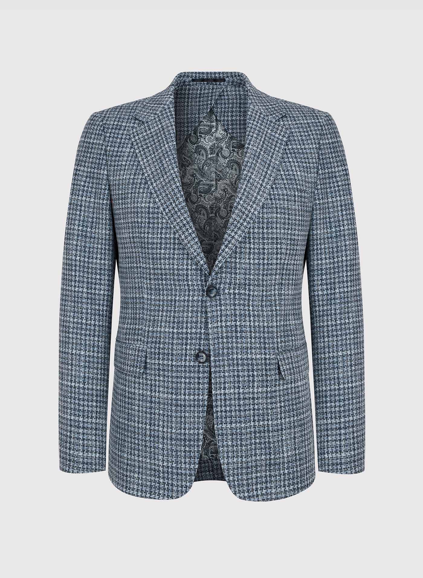 Casualowa marynarka męska w kratkę - Pako Lorente