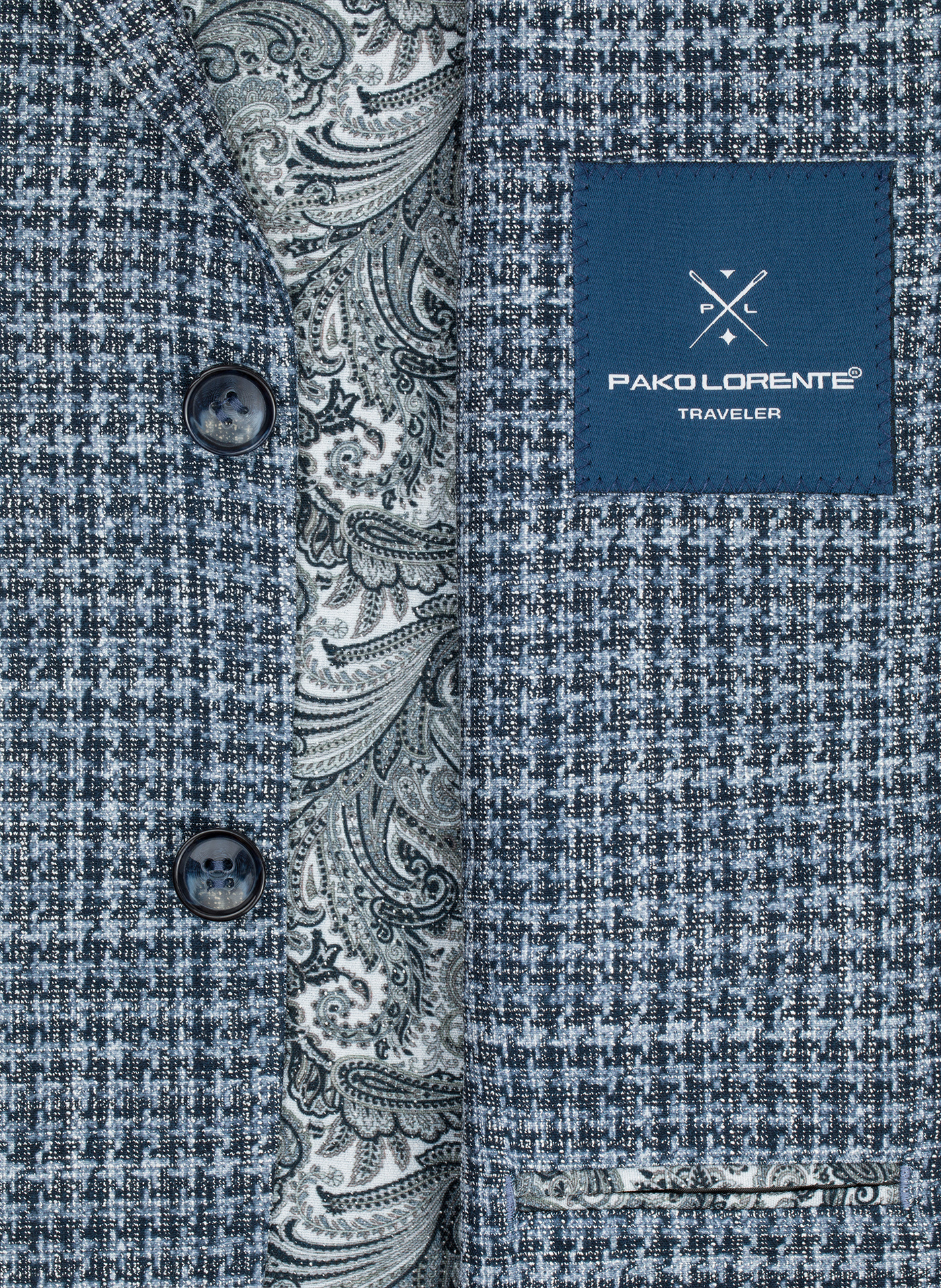 Casualowa marynarka męska w kratkę - Pako Lorente