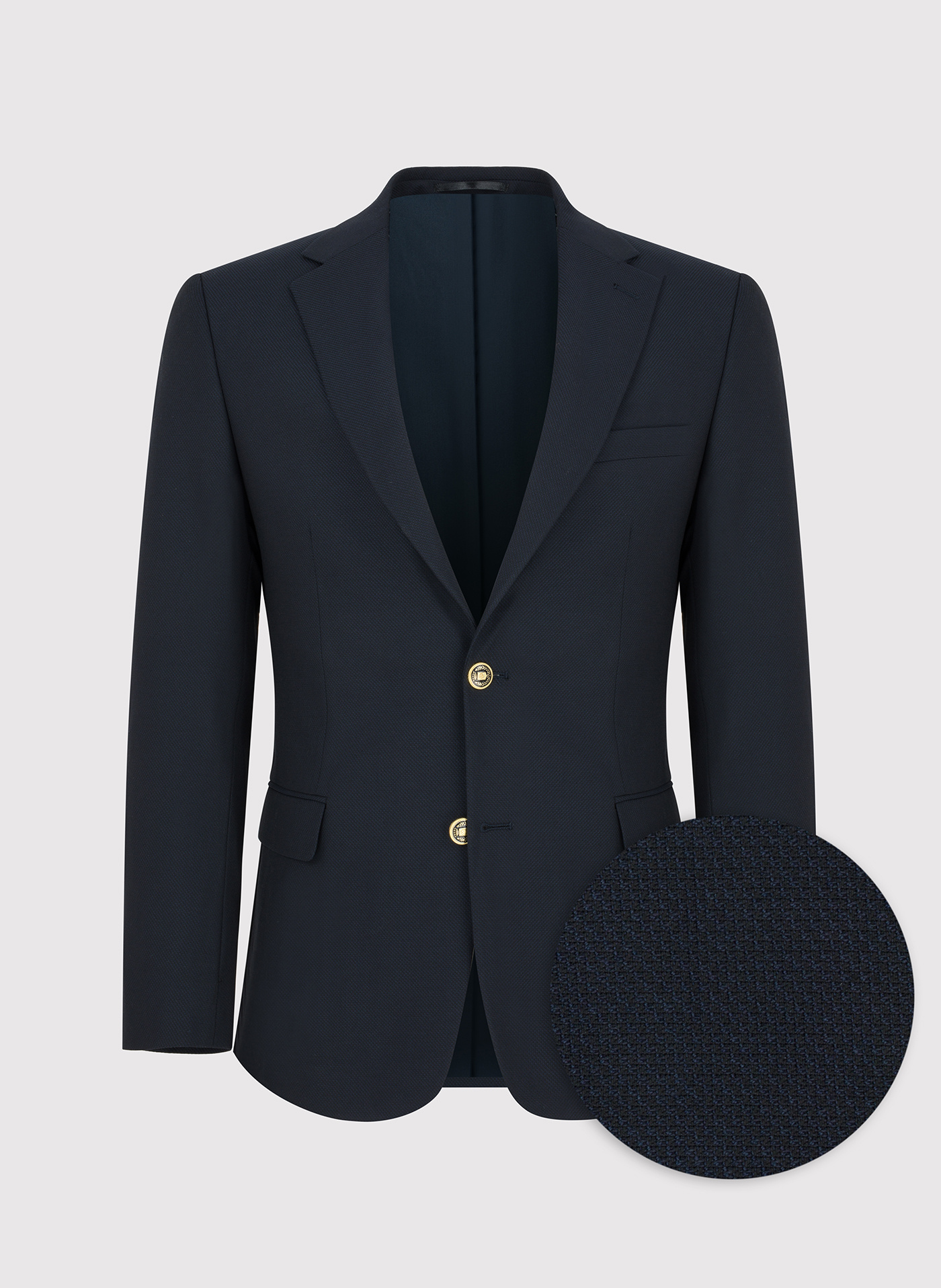 Granatowa casualowa marynarka męska - Pako Lorente