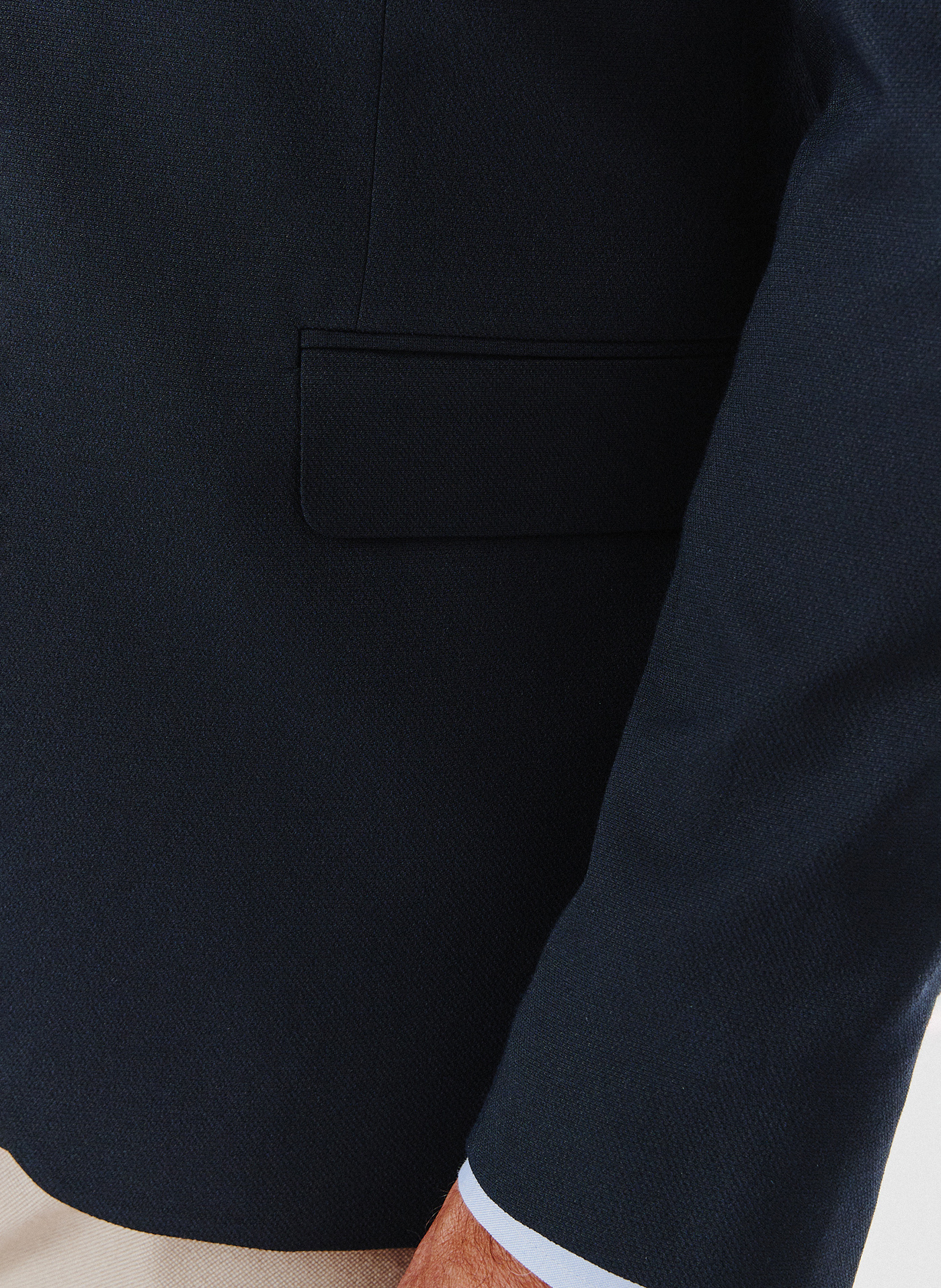 Granatowa casualowa marynarka męska - Pako Lorente