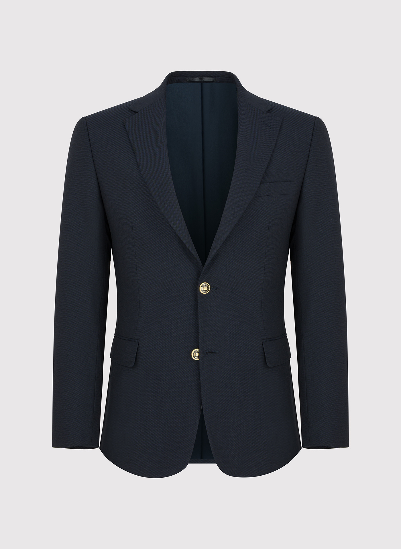 Granatowa casualowa marynarka męska - Pako Lorente