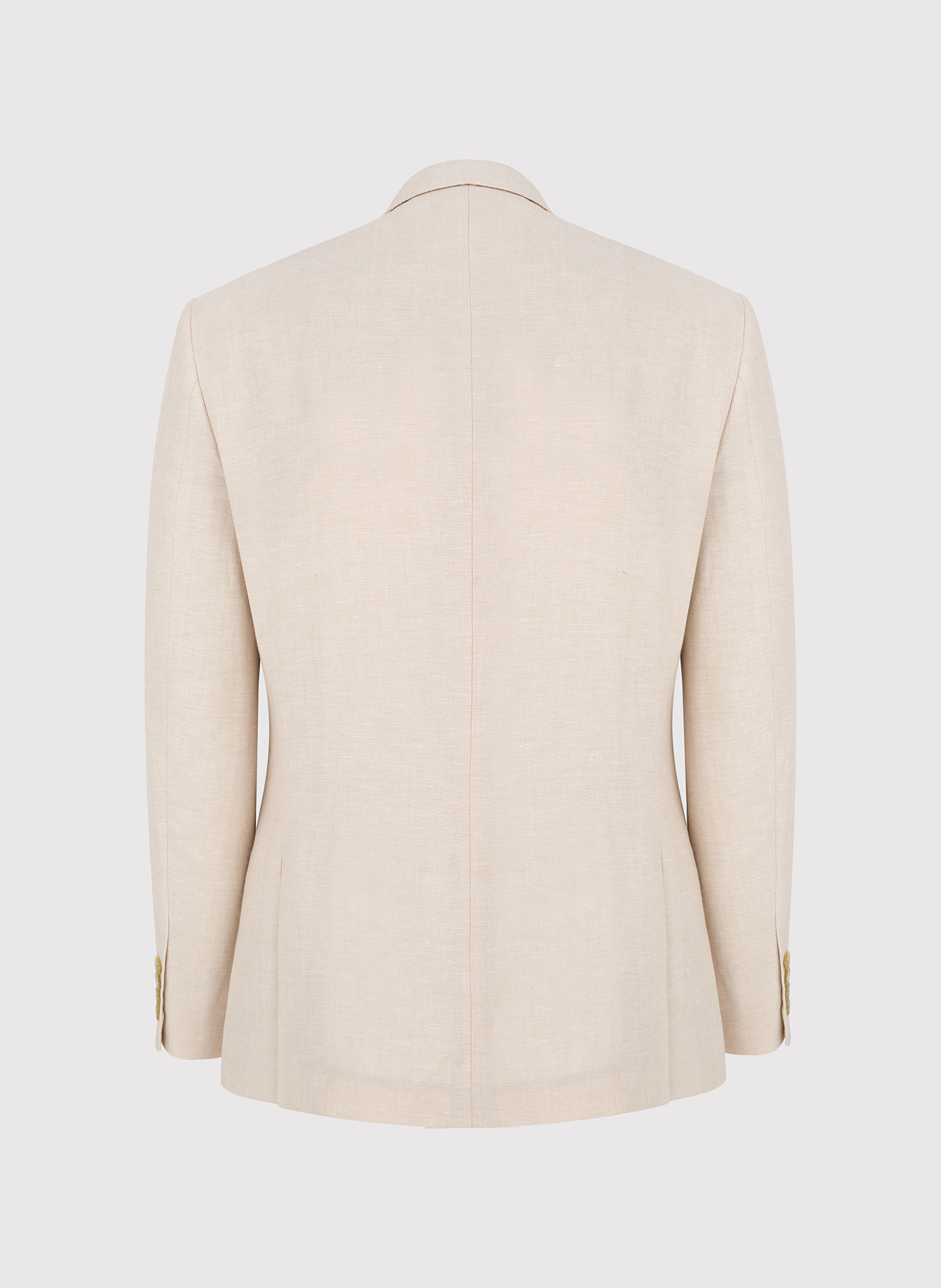 Lniana marynarka męska w kolorze beżowym - Pako Lorente