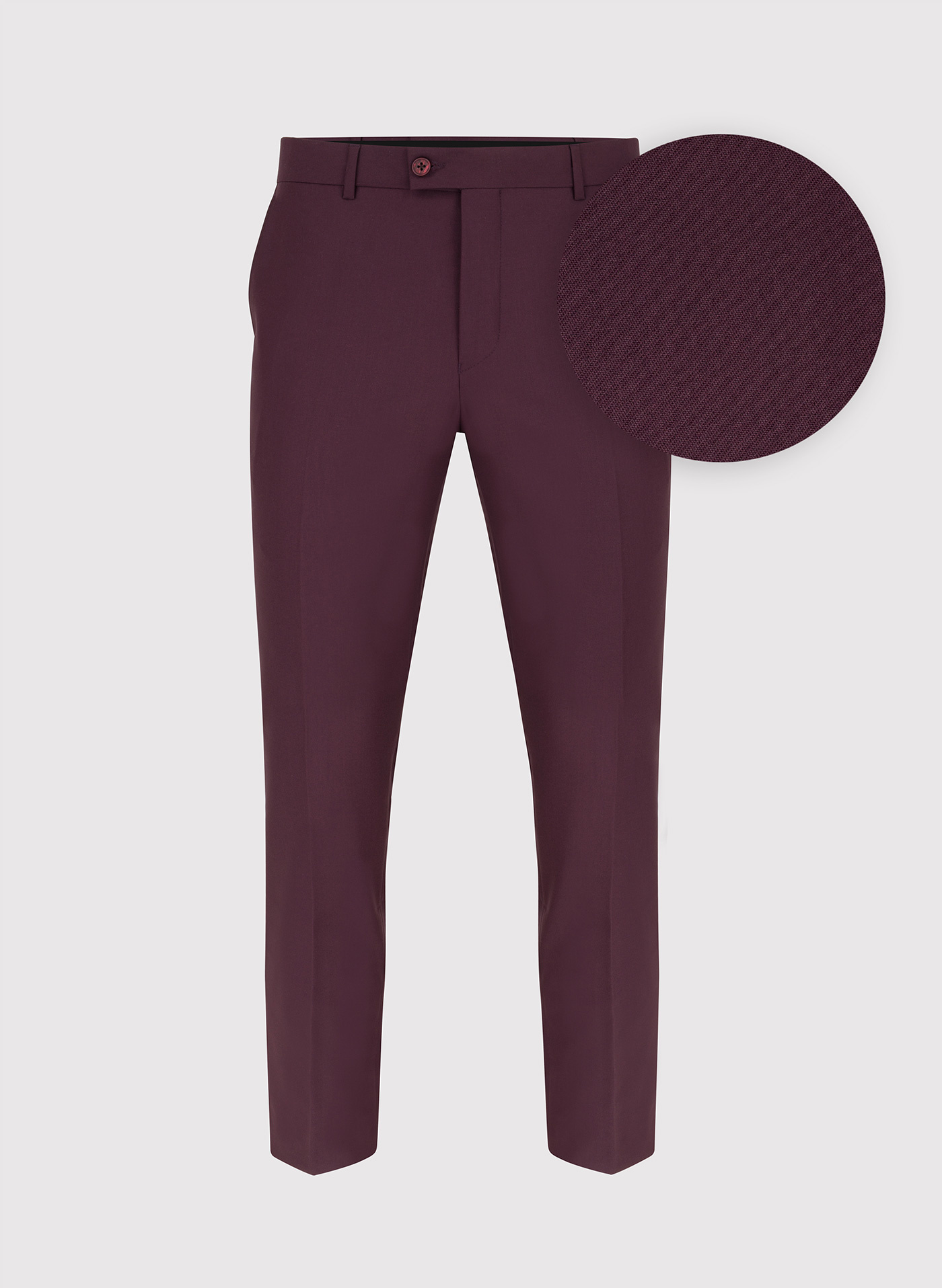 Bordowe spodnie garniturowe P22SF-6G-016-D-S - Pako Lorente