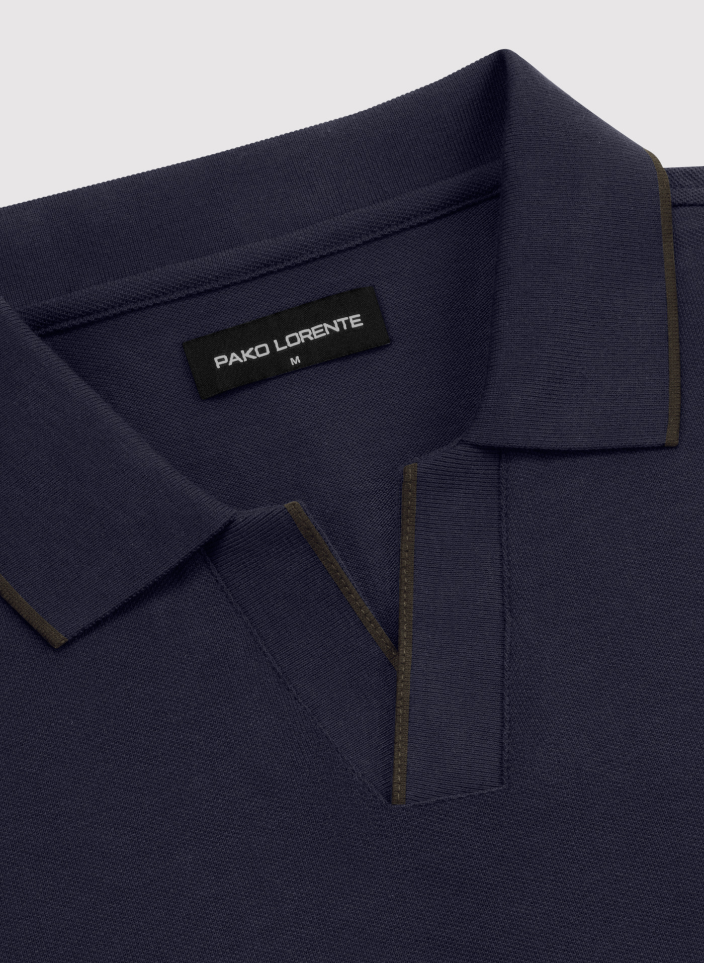 PAKO LORENTE - T-shirt polo granatowy - Pako Lorente