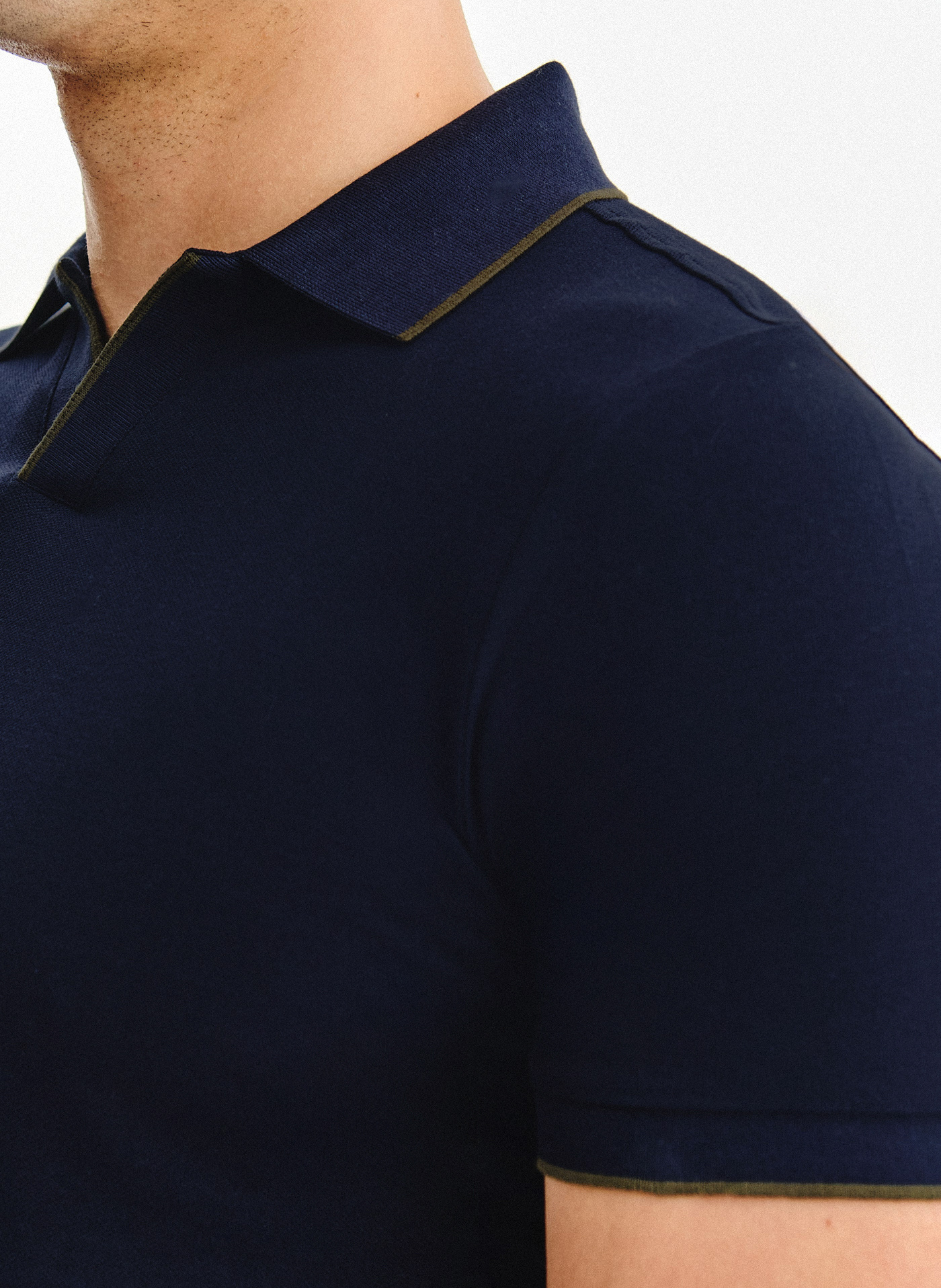 PAKO LORENTE - T-shirt polo granatowy - Pako Lorente