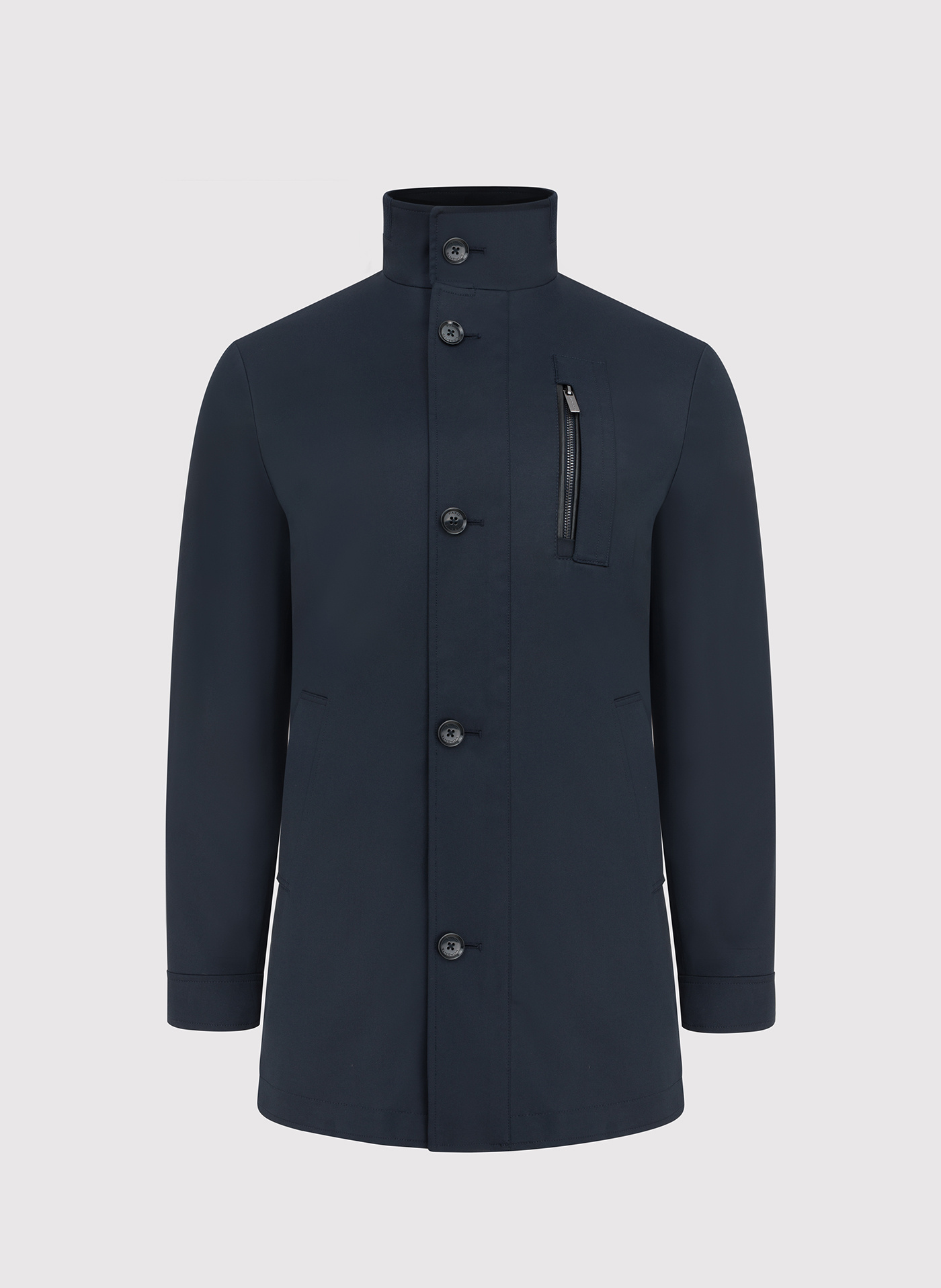 Granatowy płaszcz męski - Pako Lorente