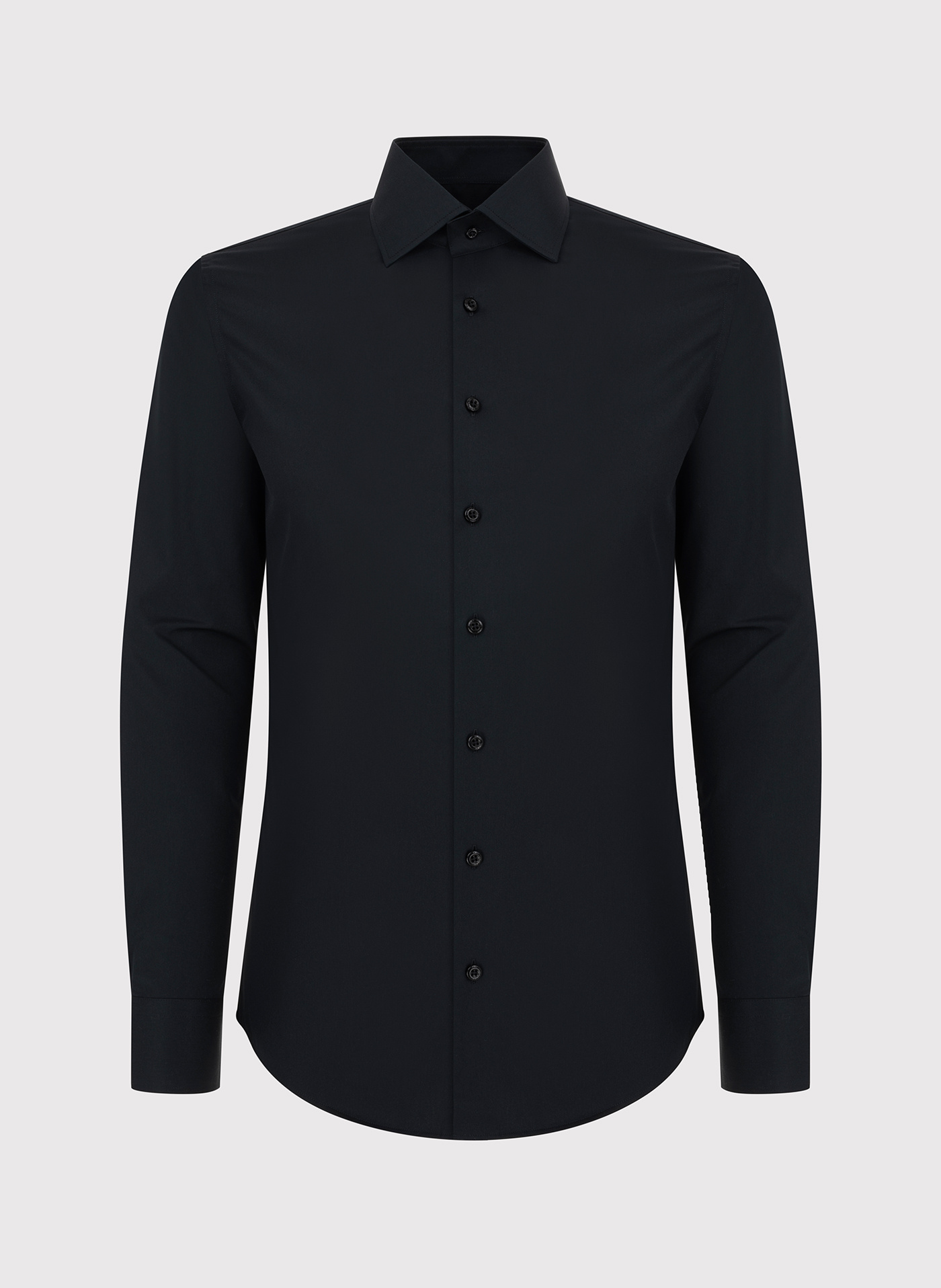 Bawełniana czarna koszula męska - Pako Lorente