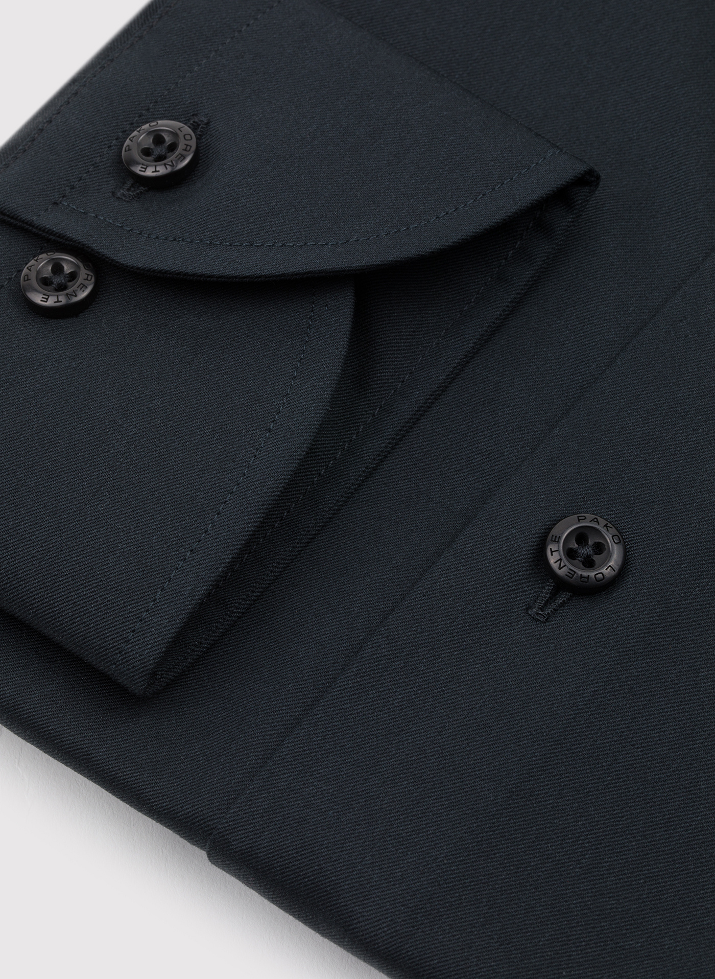 Bawełniana czarna koszula męska - Pako Lorente