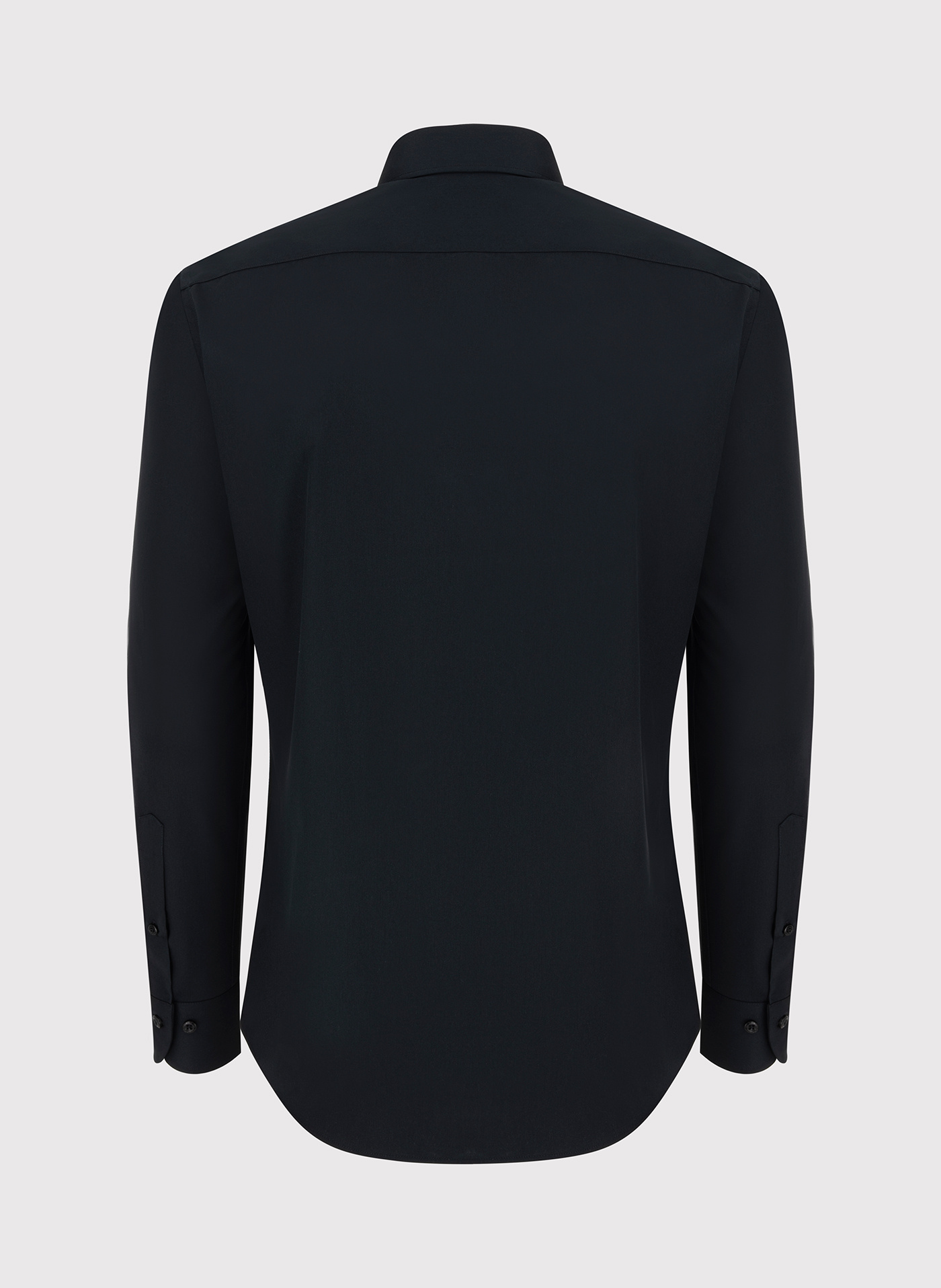 Bawełniana czarna koszula męska - Pako Lorente