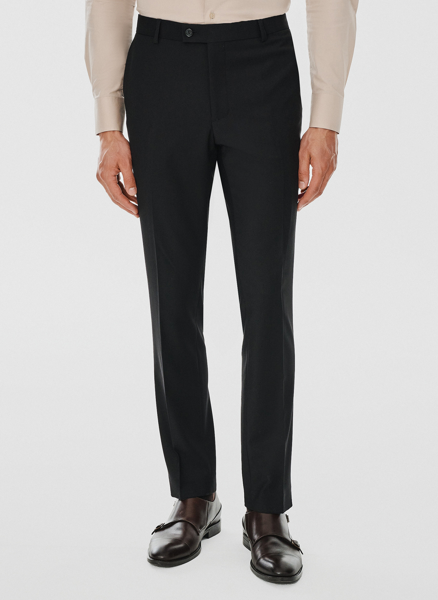 Spodnie garniturowe w kolorze czarnym - Pako Lorente
