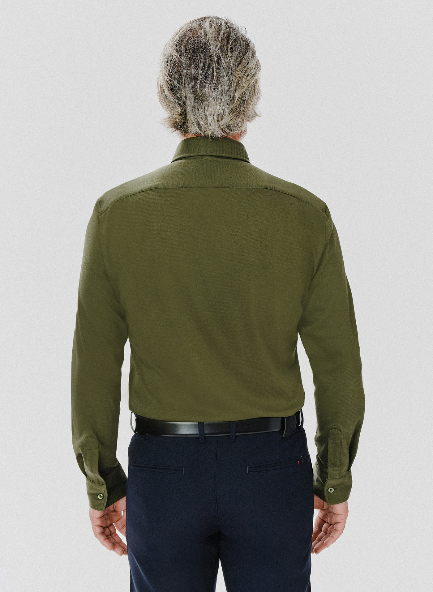 Zielona bawełniana koszula męska - Pako Lorente