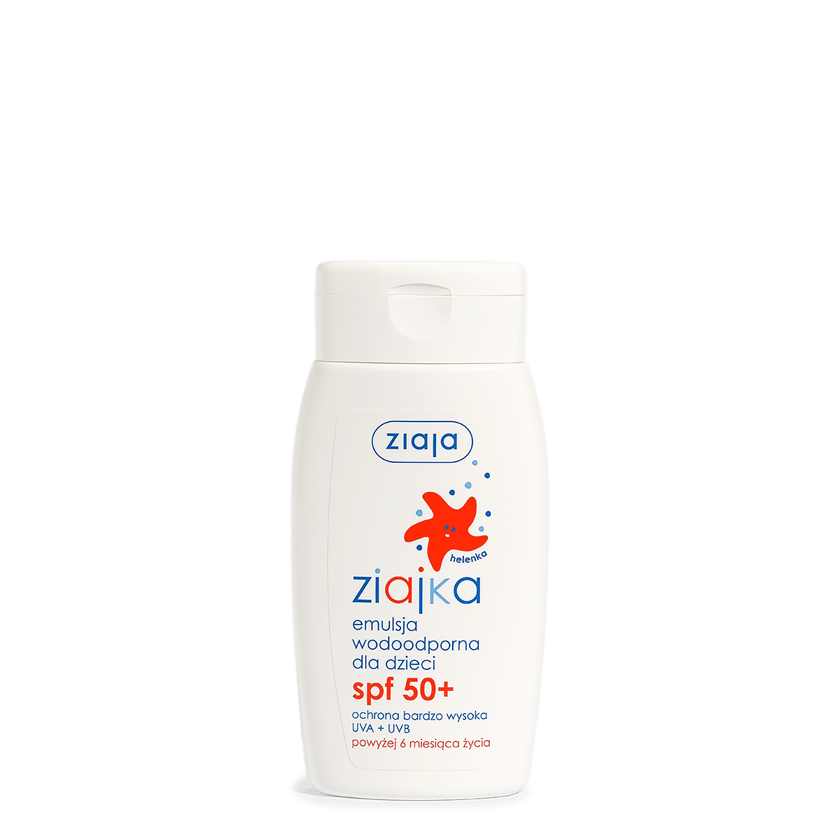 Ziaja Emulsja wodoodporna dla dzieci SPF 50+ ochrona bardzo wysoka UVA + UVB Ziaja