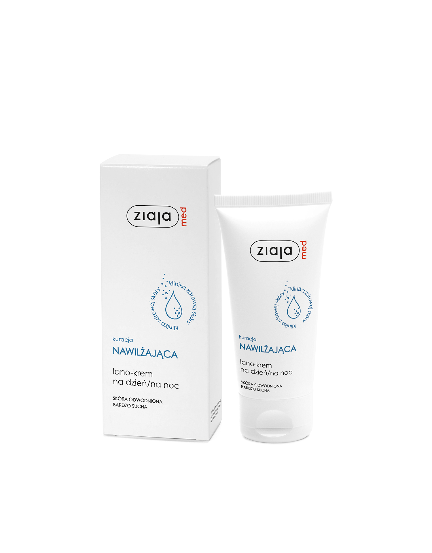 Ziajamed Kuracja Nawilżająca Lano-Krem Na Dzień/Na Noc Ziaja