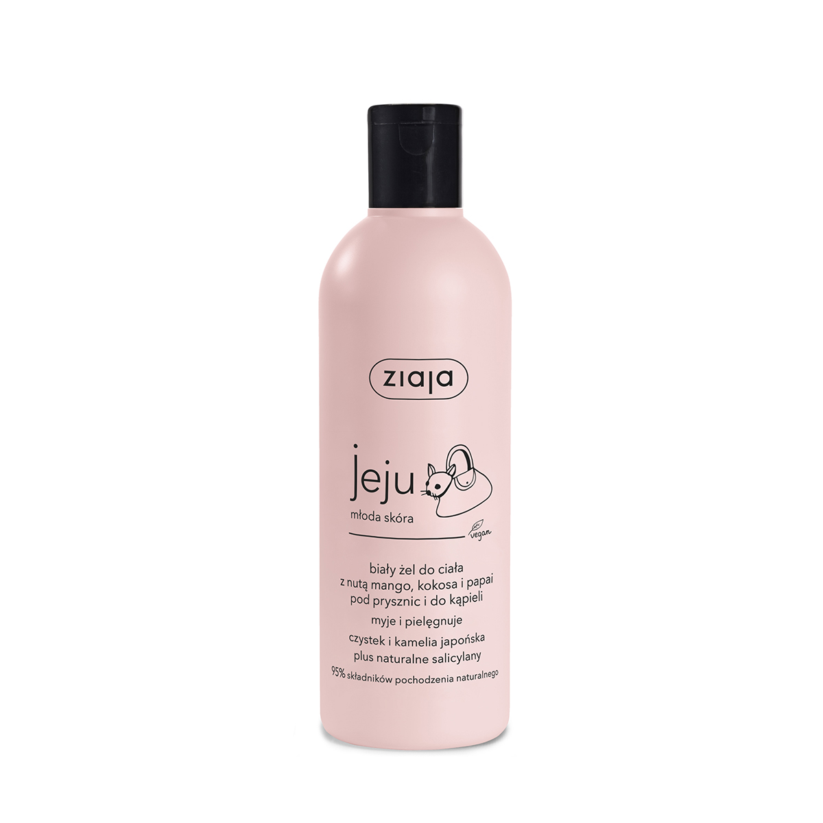 Ziaja Biały żel do ciała pod prysznic i do kąpieli Ziaja