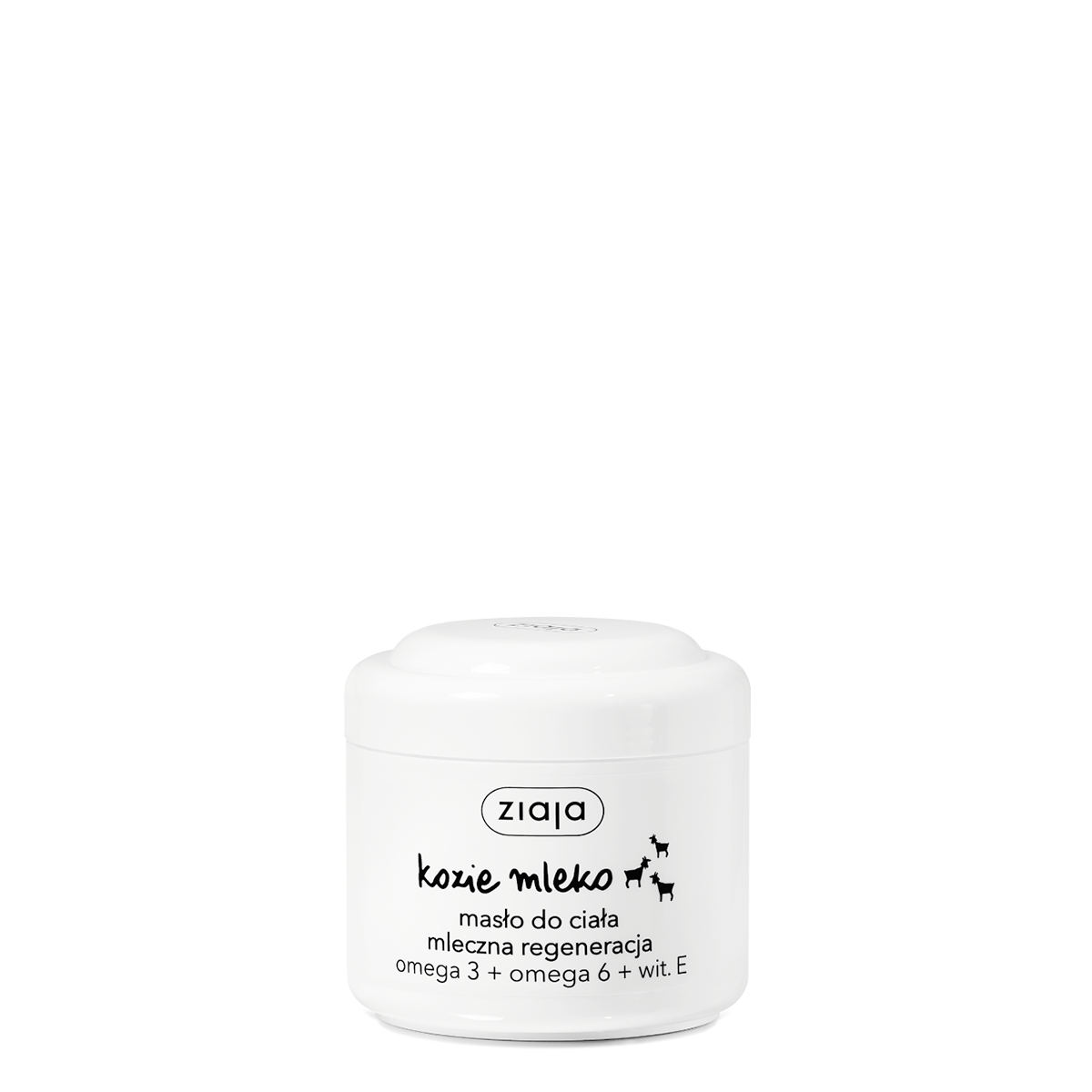 Ziaja Masło do ciała mleczna regeneracja omega 3 + omega 6 + wit. E Ziaja
