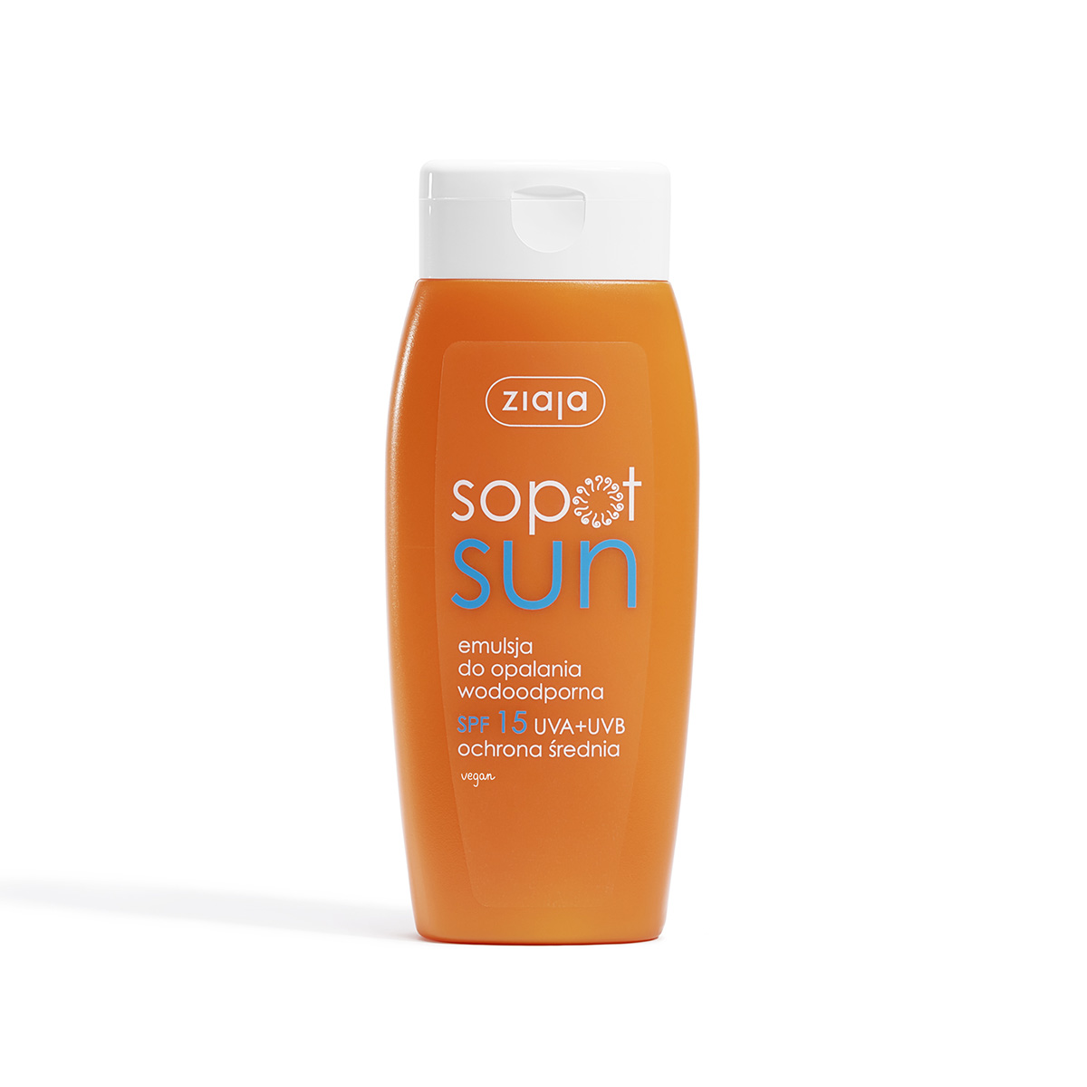 Ziaja Emulsja do opalania wodoodporna SPF 15 UVA + UVB ochrona średnia Ziaja