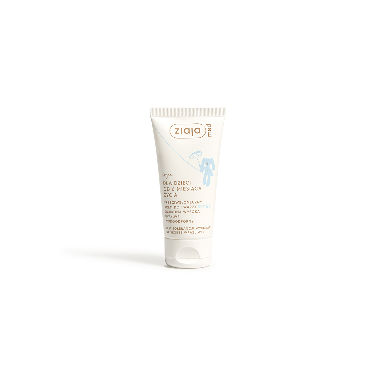 Ziajamed Przeciwsłoneczny krem do twarzy spf 50 ochrona wysoka uva+uvb wodoodporny Ziaja